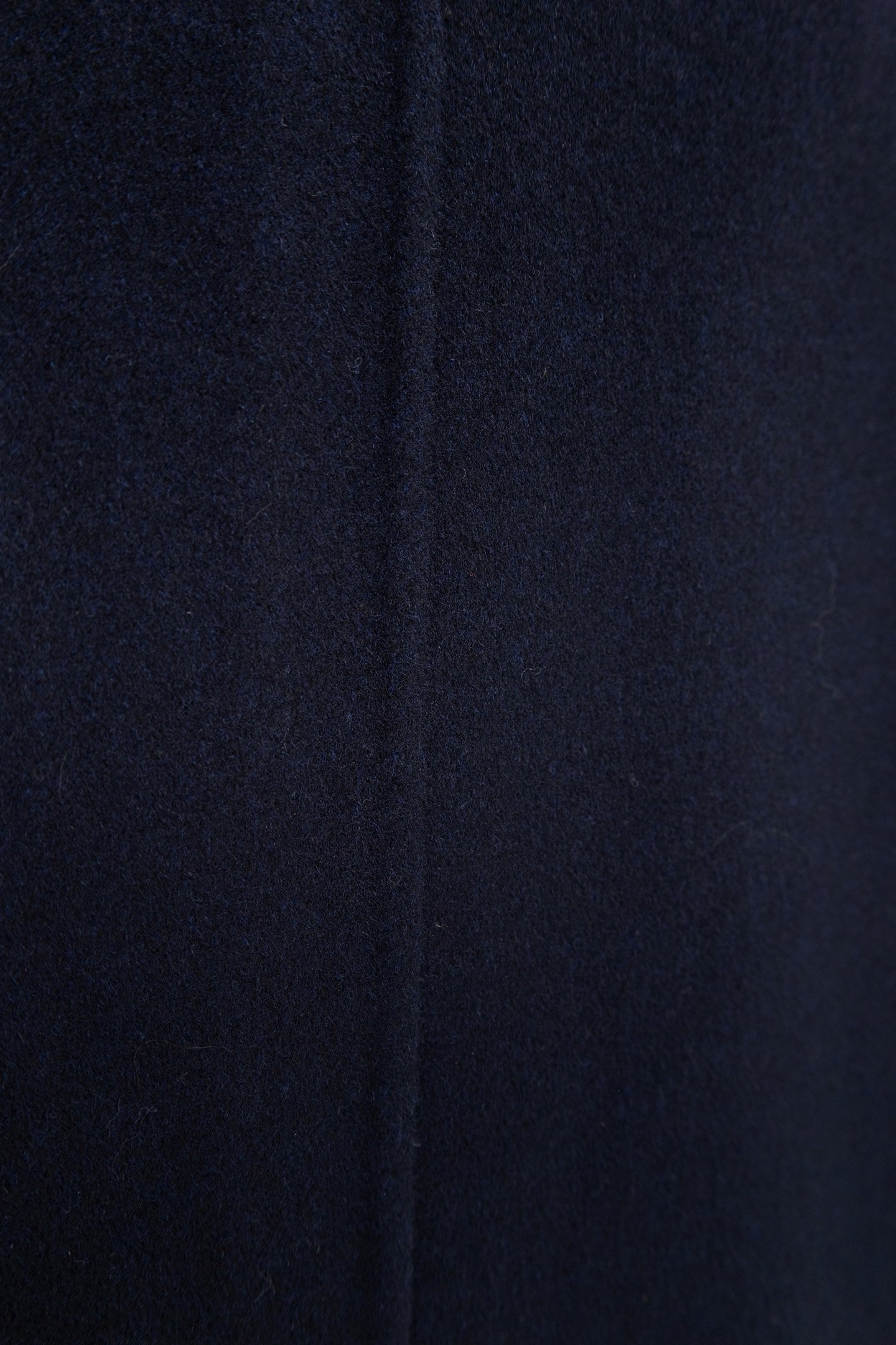 NAVY WOOL HOODED COAT 7