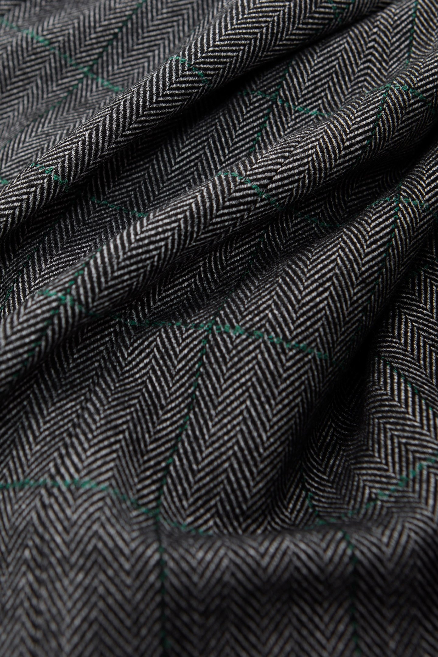 BLACK HERRINGBONE CHECK SUIT JACKET 7