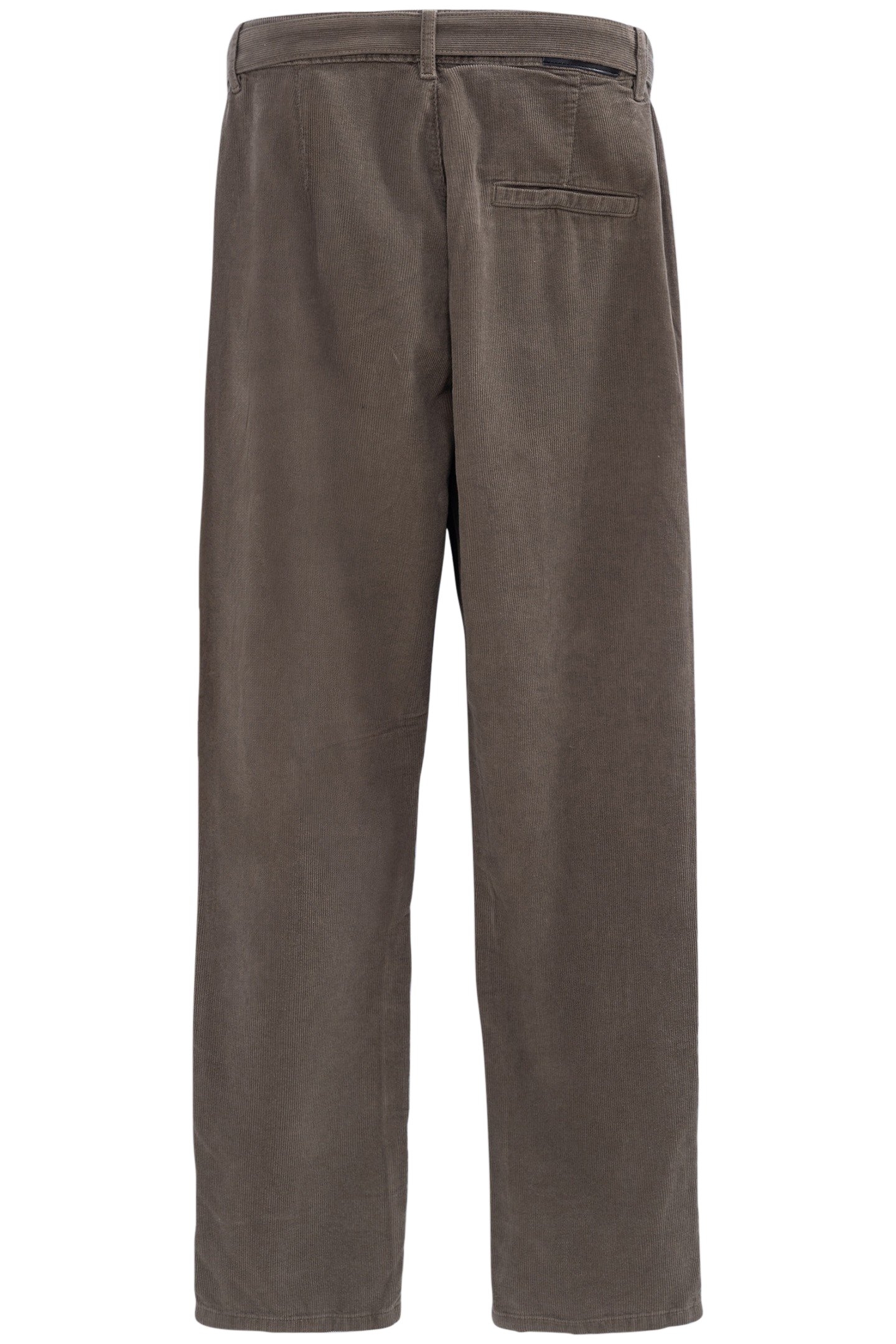 7/8 KHAKI VELOUR MILLERAIES BAGGY JEANS 2