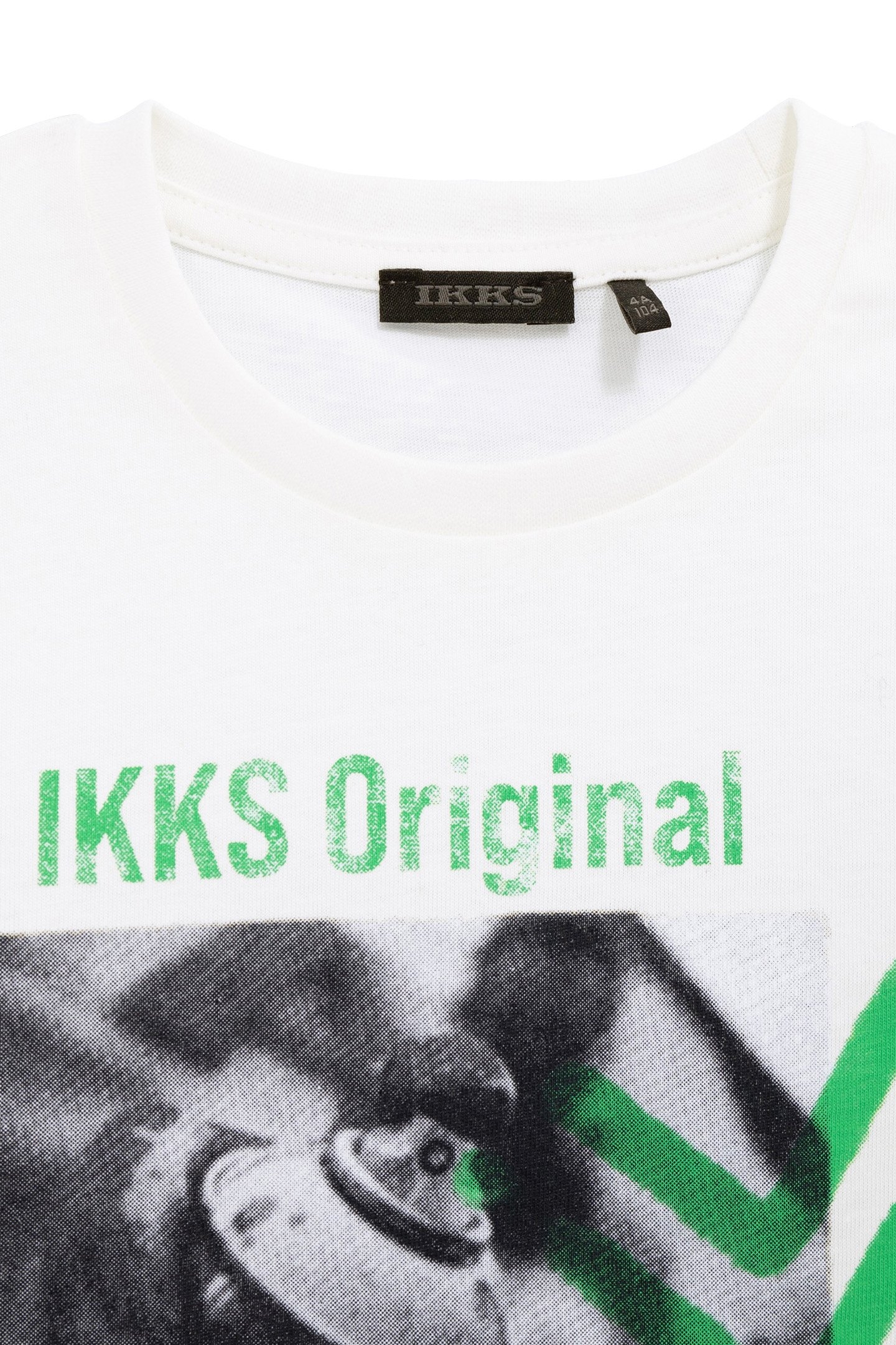 BOY'S ECRU ORGANIC COTTON SPRAY CAN AND CHEVRONS T-SHIRT 2