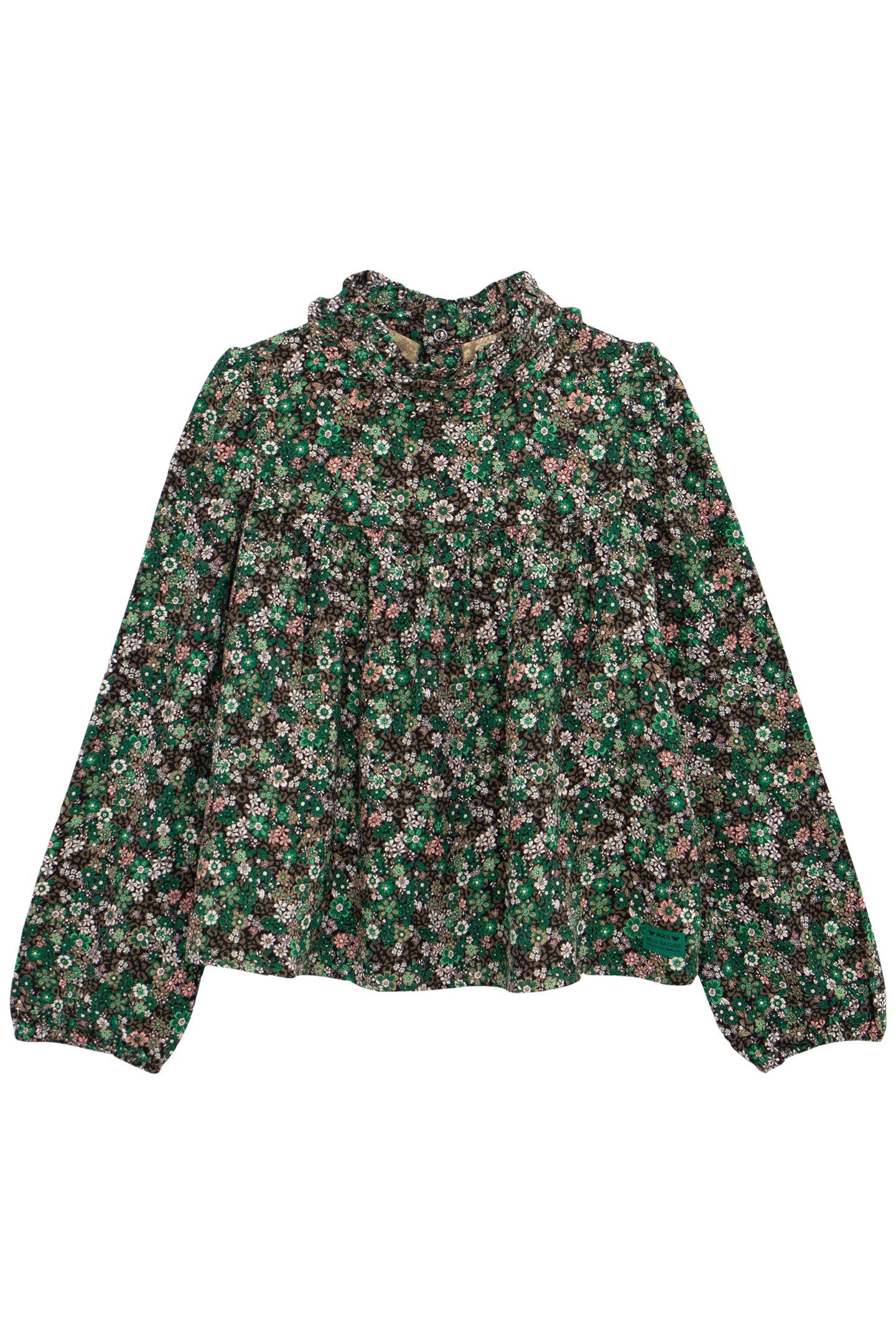 KHAKI BLOUSE LENZING™ ECOVERO™ LEOFLORAL PRINT GIRL 1