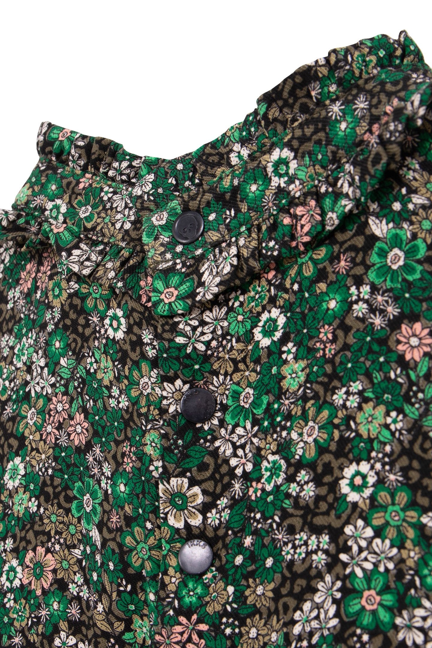 KHAKI BLOUSE LENZING™ ECOVERO™ LEOFLORAL PRINT GIRL 6