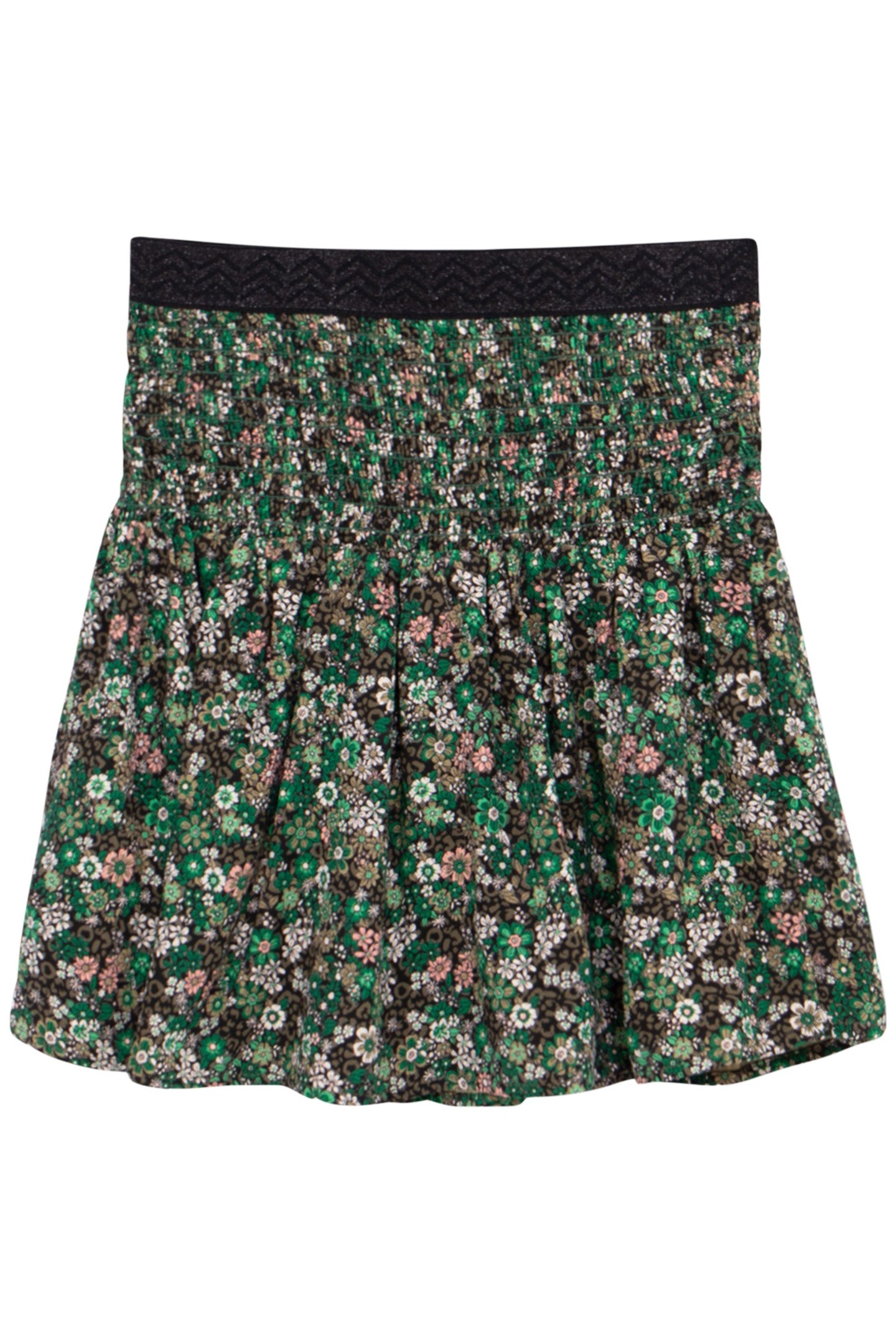 KHAKI SKIRT LENZING™ ECOVERO™ LEOFLORAL PRINT GIRL 2