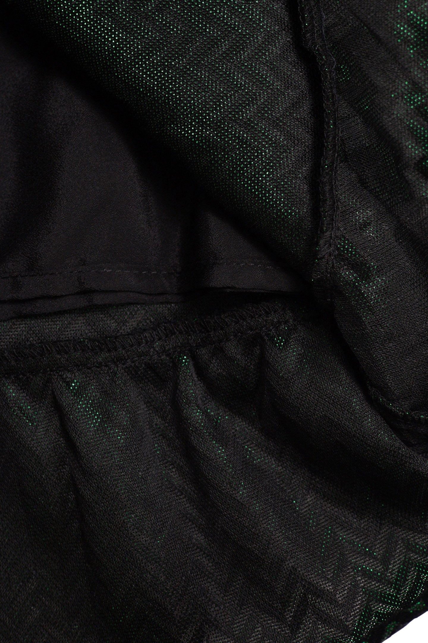 GIRL'S BLACK VELVET HERRINGBONE PATTERN LUREX DRESS 5