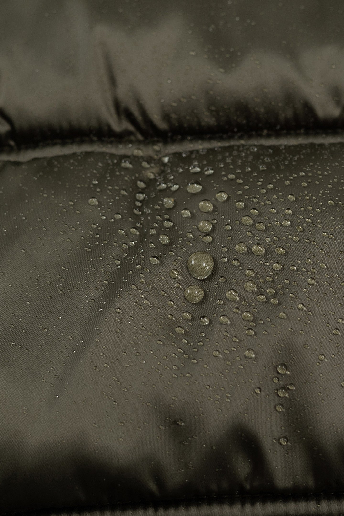 GIRL'S KHAKI NYLON QUILTED PADDED JACKET 6