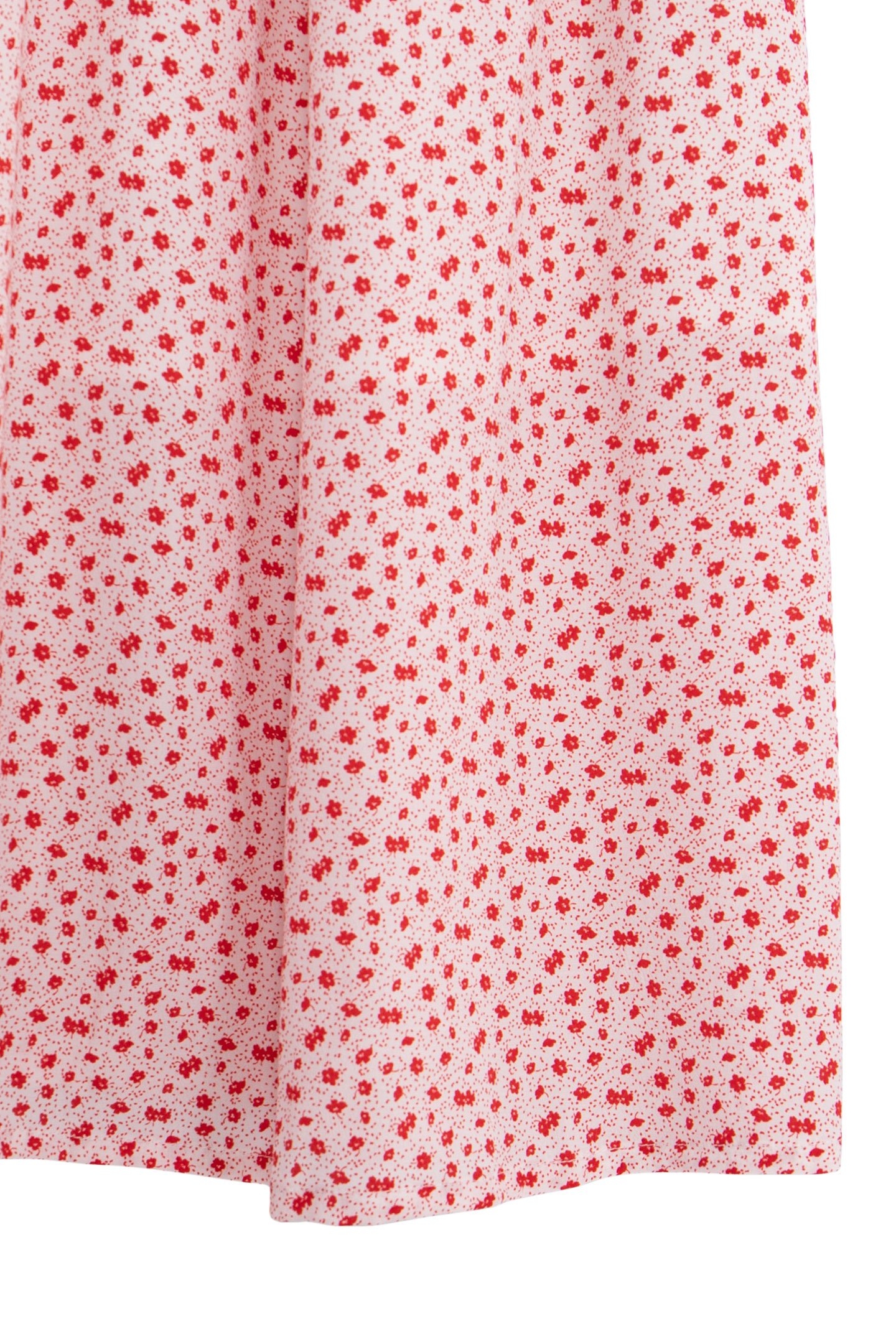 ECRU MIDI DRESS LENZING™ ECOVERO™ RED FLOWERS GIRL 5