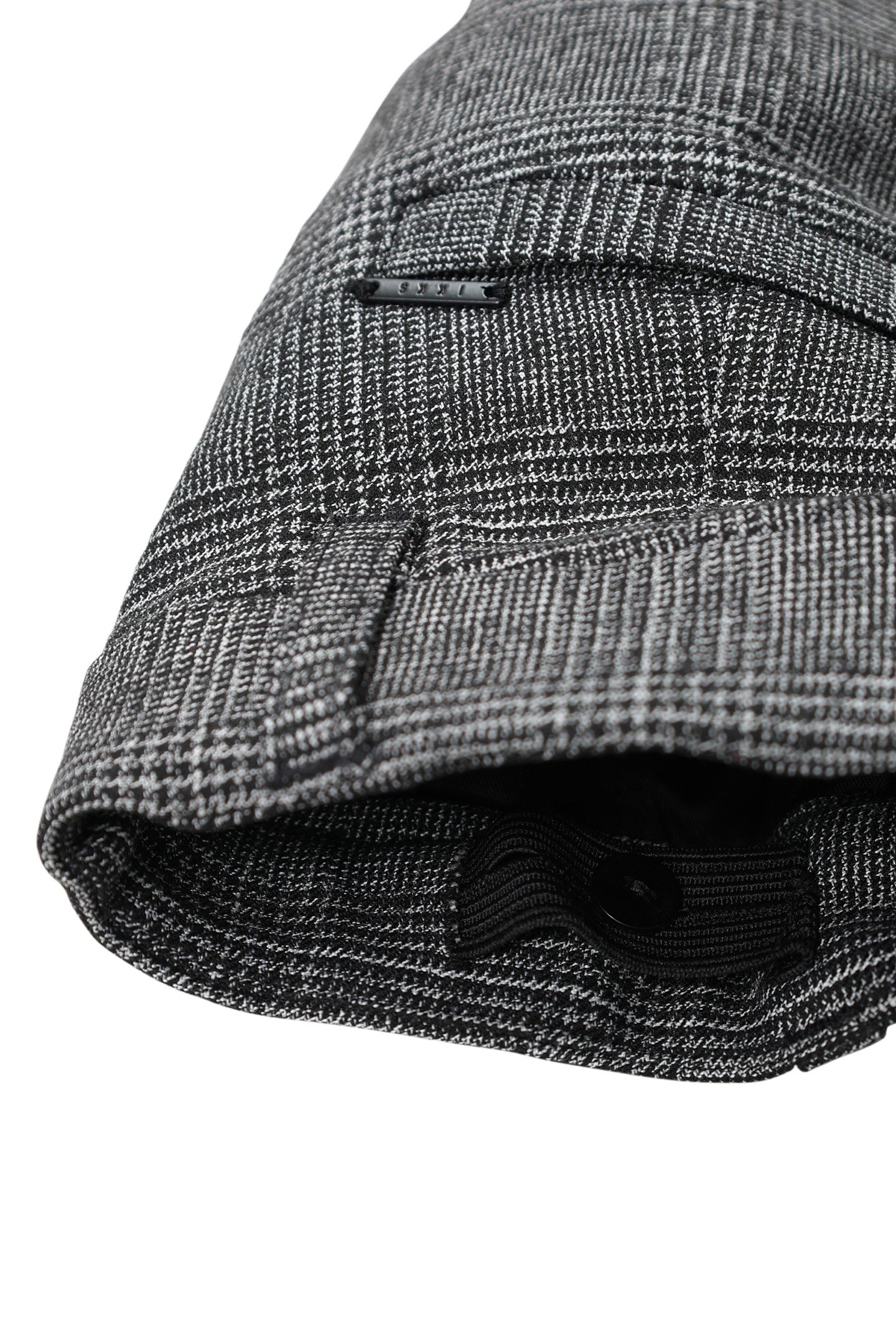 BOY'S BLACK PRINCE OF WALES CHINO PANTS 6