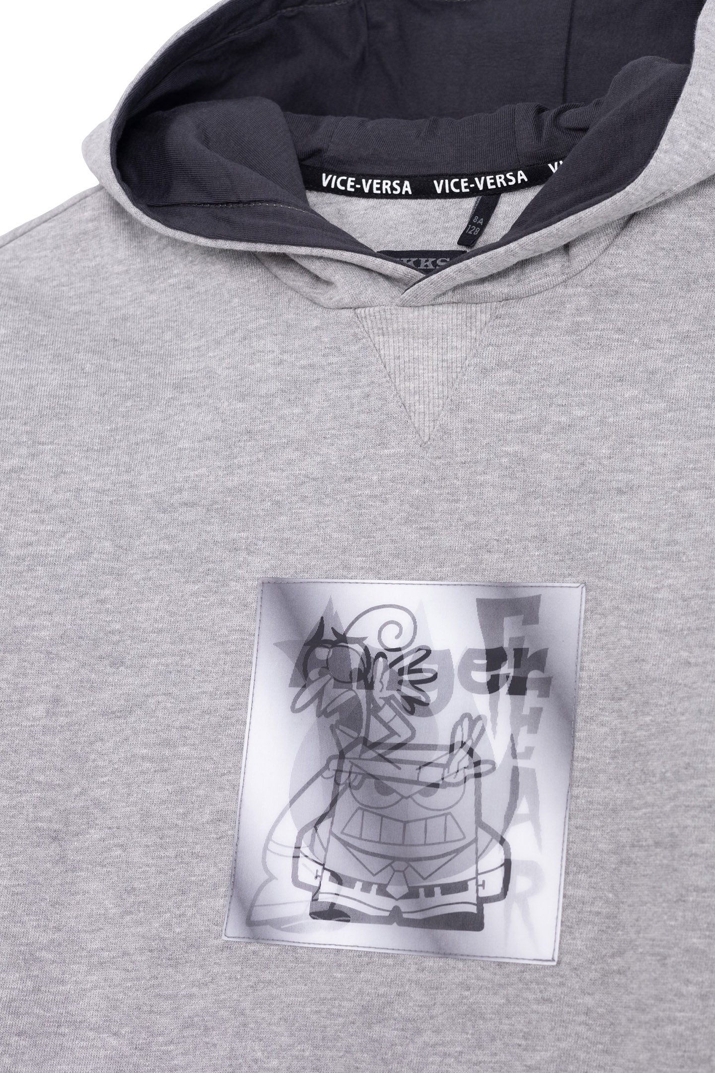 VICE-VERSA BOY'S VISUAL GREY LENTICULAR SWEATSHIRT 3