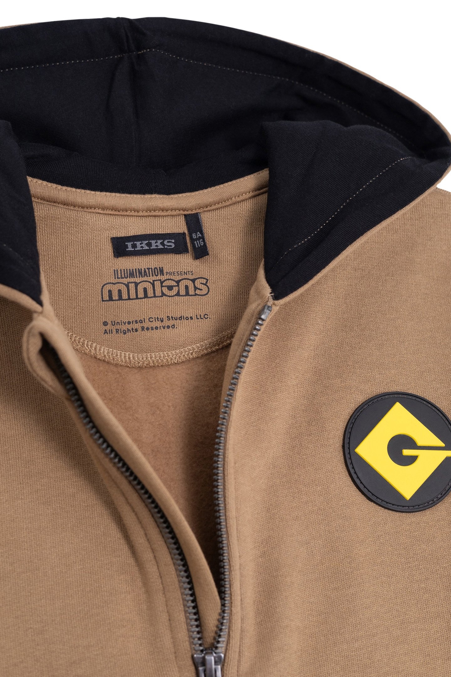 ORGANIC CAMEL CARDIGAN MAXI VISUAL GRU DOS MINIONS BOY 5