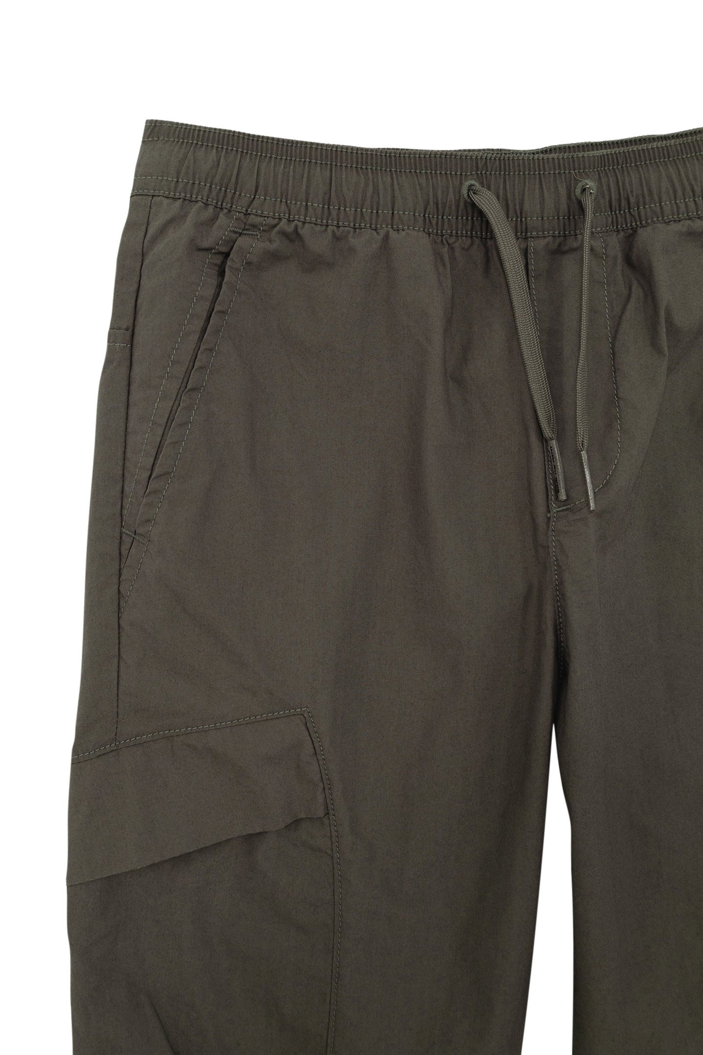 BOYS’ KHAKI CARGO TROUSERS WITH ELASTICATED WAIST & CUFFS 3