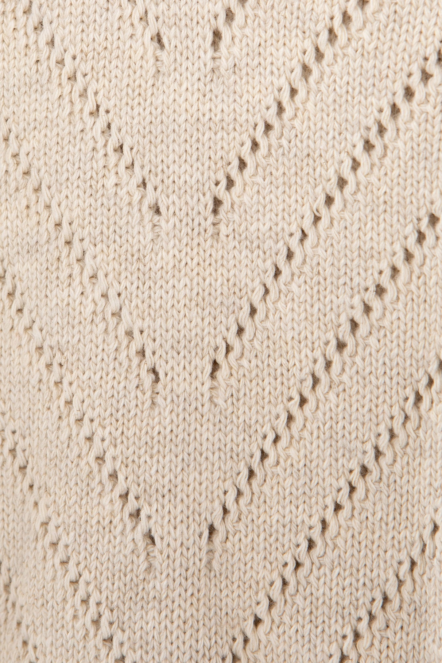 ECRU DECORATIVE KNIT SHORT SLEEVE SWEATER 7