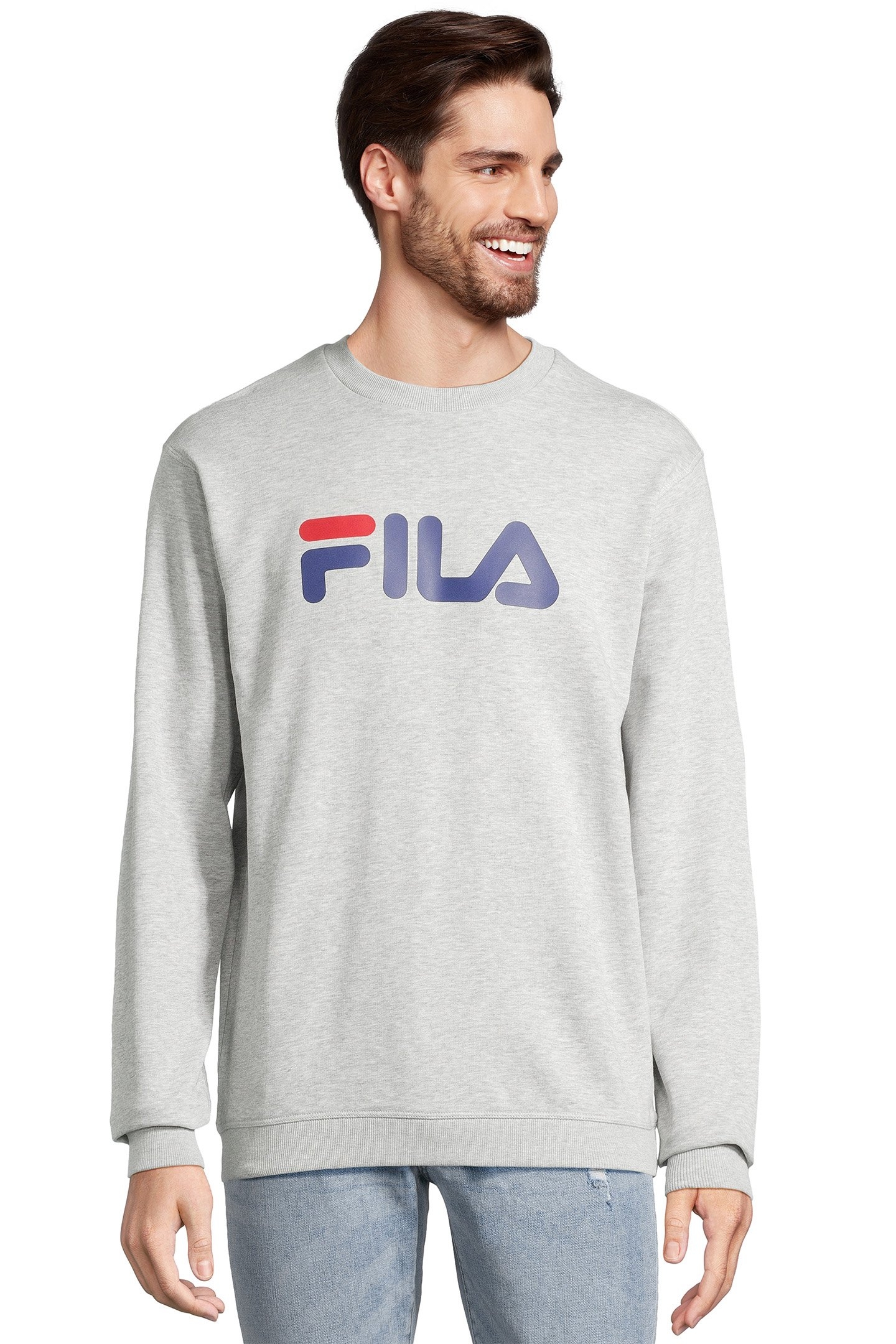 UNISEX BARBIAN CREW SWEAT LIGHT GREY MELANGE 1