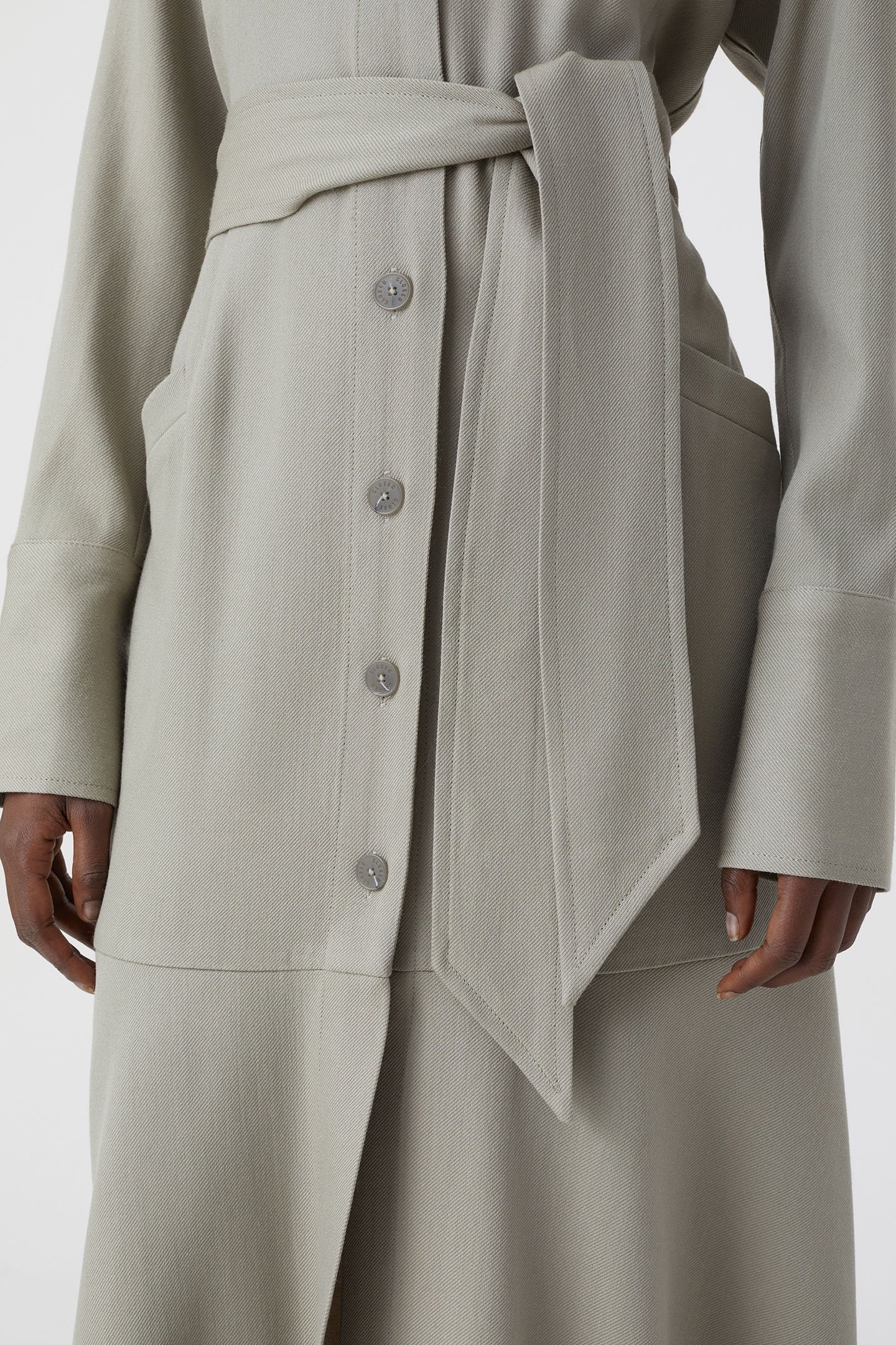 TRENCH DRESS DRESSES GREY MARBLE 6