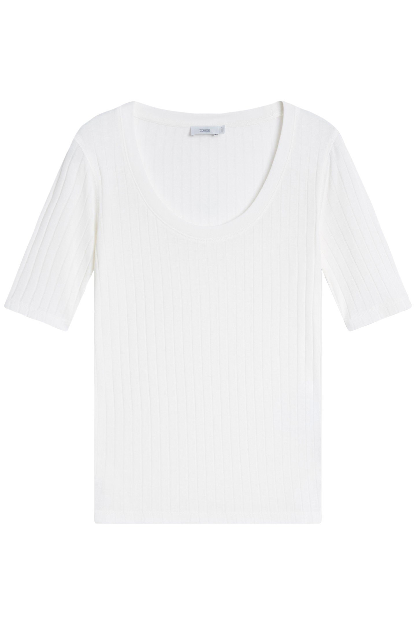 SCOOPNECK SHORTSLEEVE T-SHIRTS IVORY 3