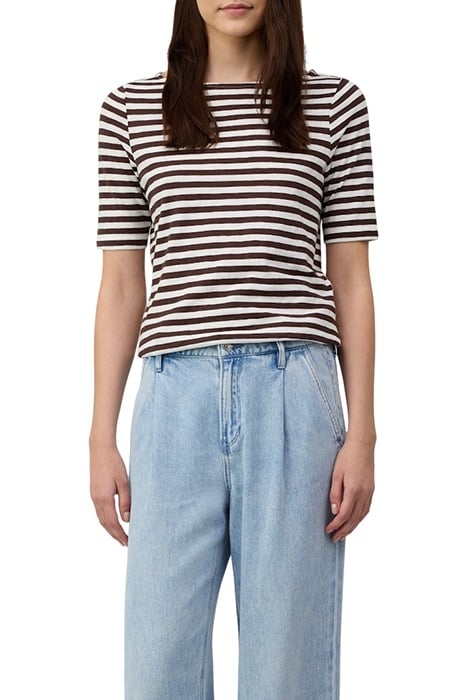 S.OLIVER T-SHIRTS BROWN 1