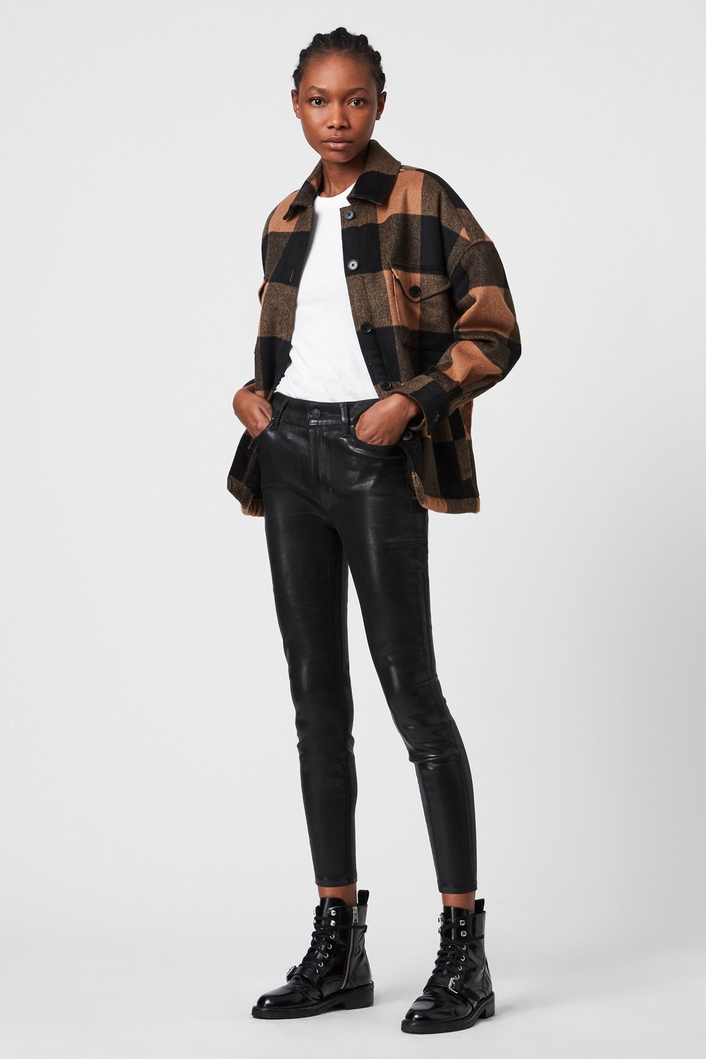 ALEX COATED JEAN BLACK 2