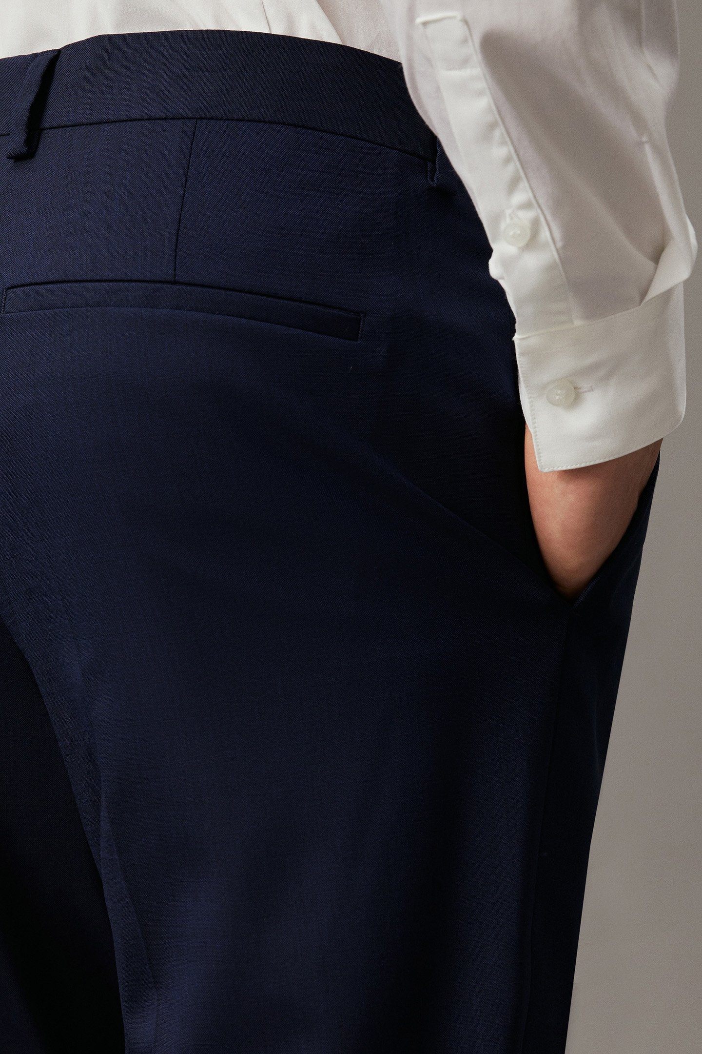 STRETCH WOOL SLIM SU INK BLUE 4