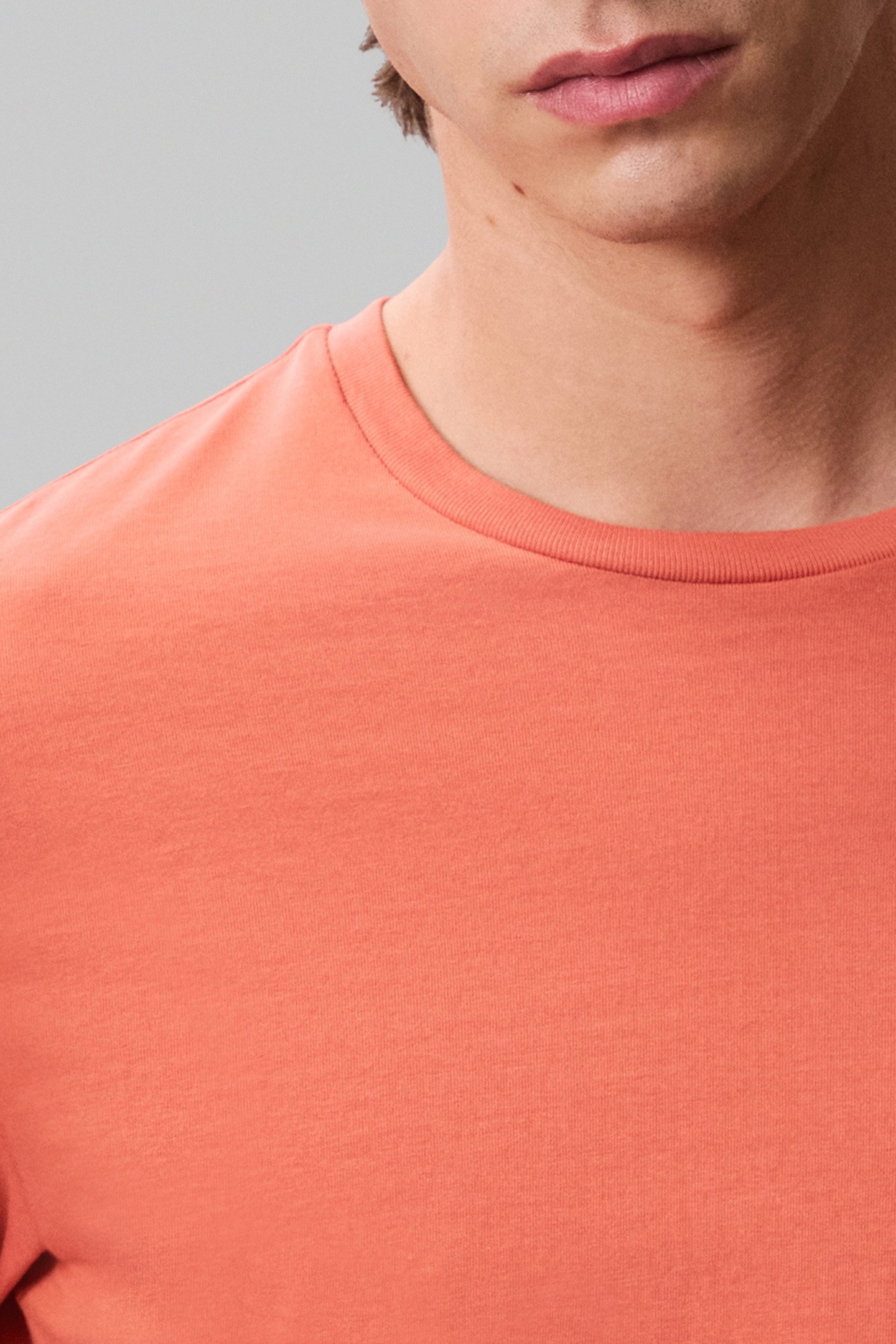 SS SMOOTH CTTN SOLID MECCA ORANGE 5