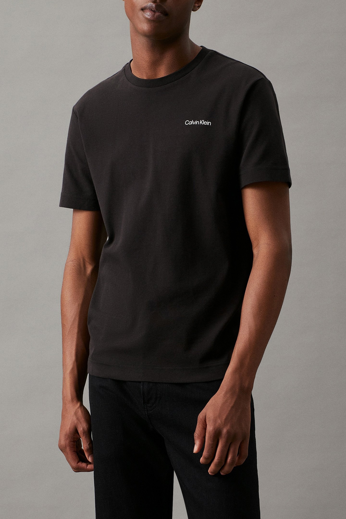 MICRO LOGO INTERLOCK CK BLACK 1