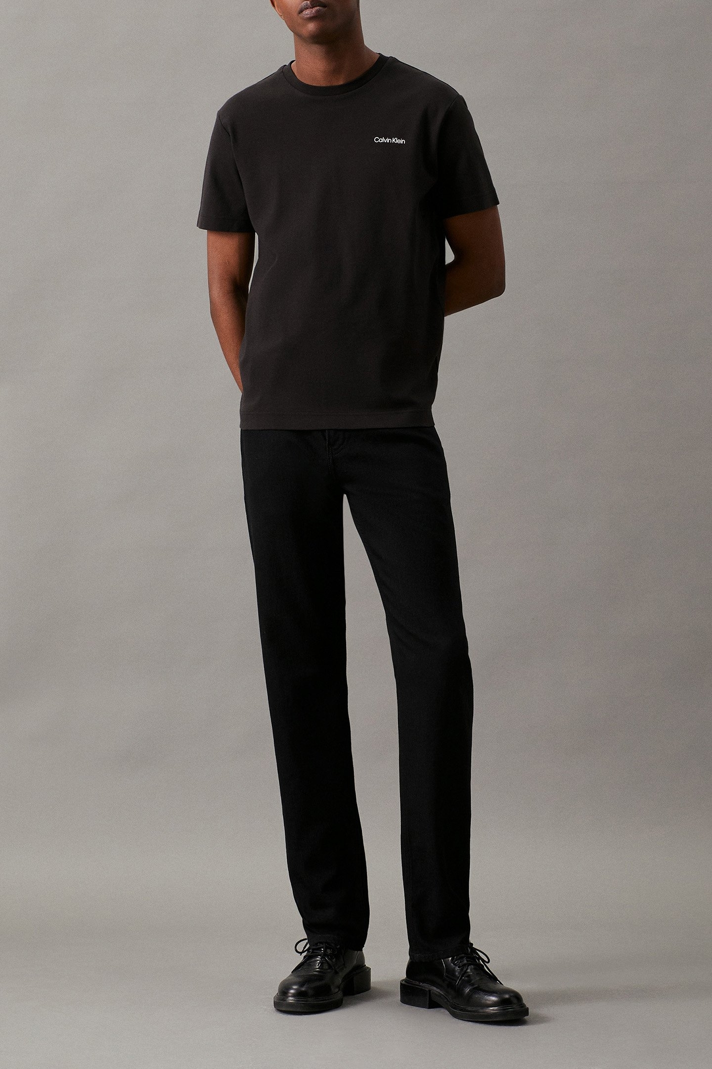 MICRO LOGO INTERLOCK CK BLACK 3