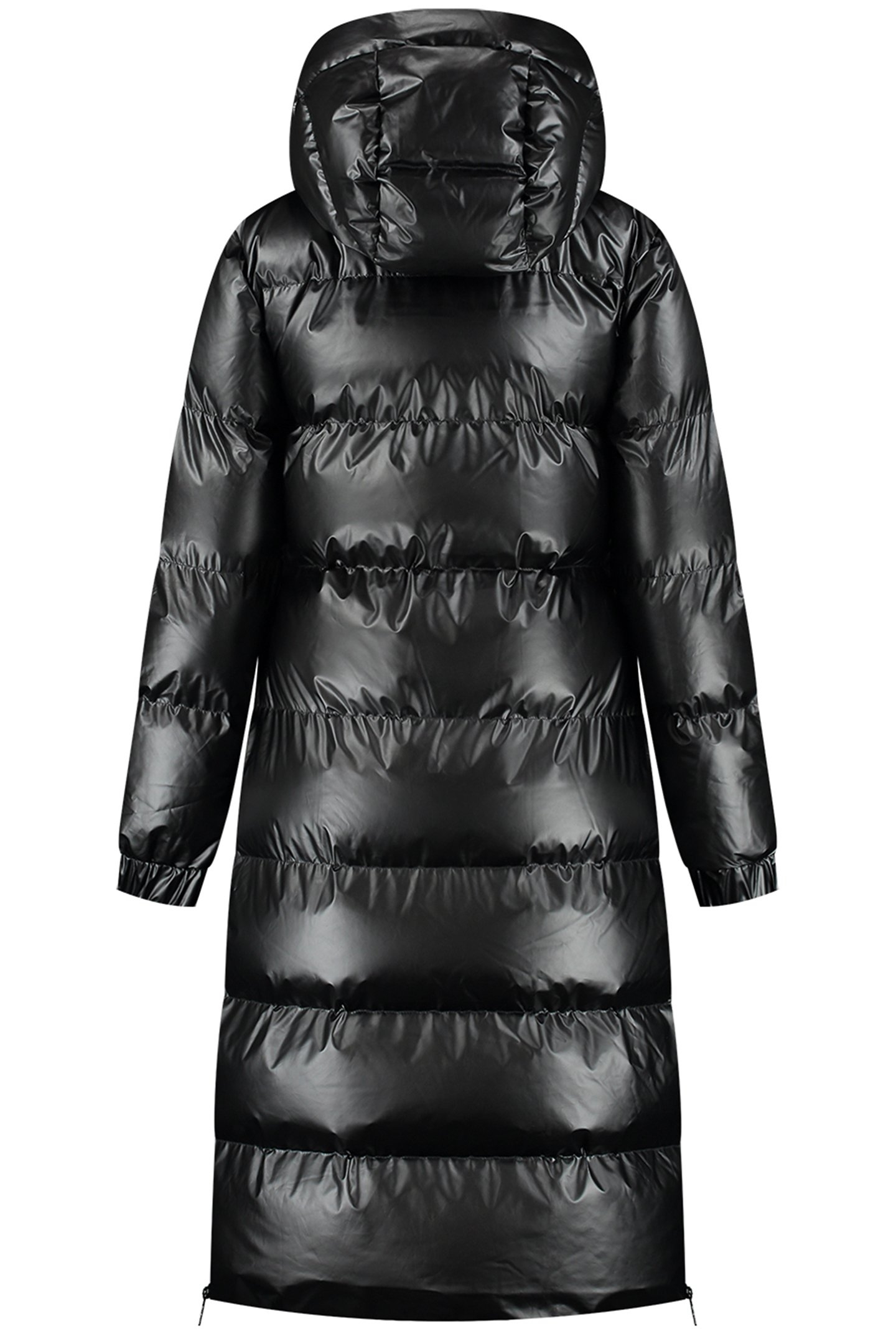 ELISTA LONG PUFFER COAT BLACK 3