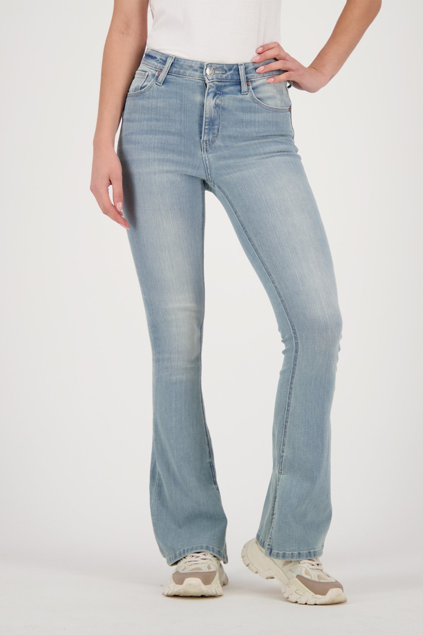 SUNRISE SPLIT JEANS VINTAGE BLUE 1