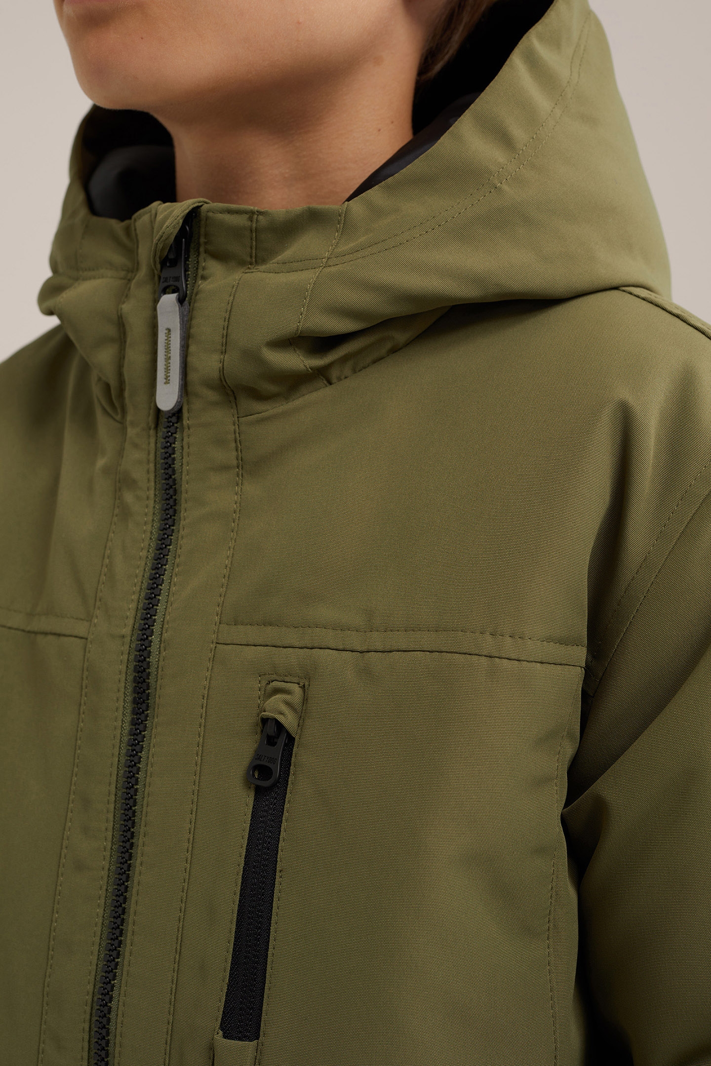 JACKET LONG LENGTH OLIVE GREEN 5