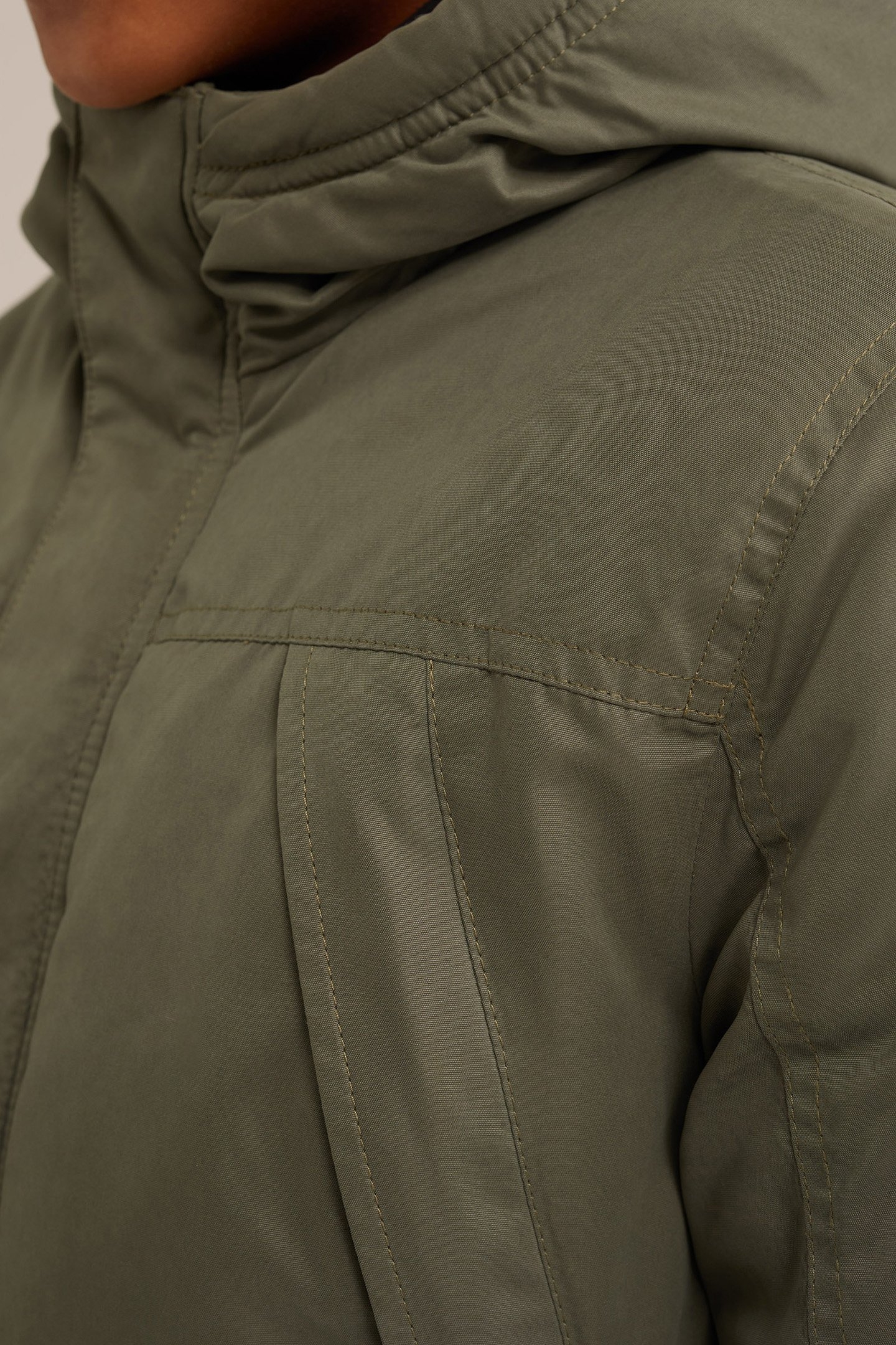 JACKET LONG LENGTH ARMY GREEN 5