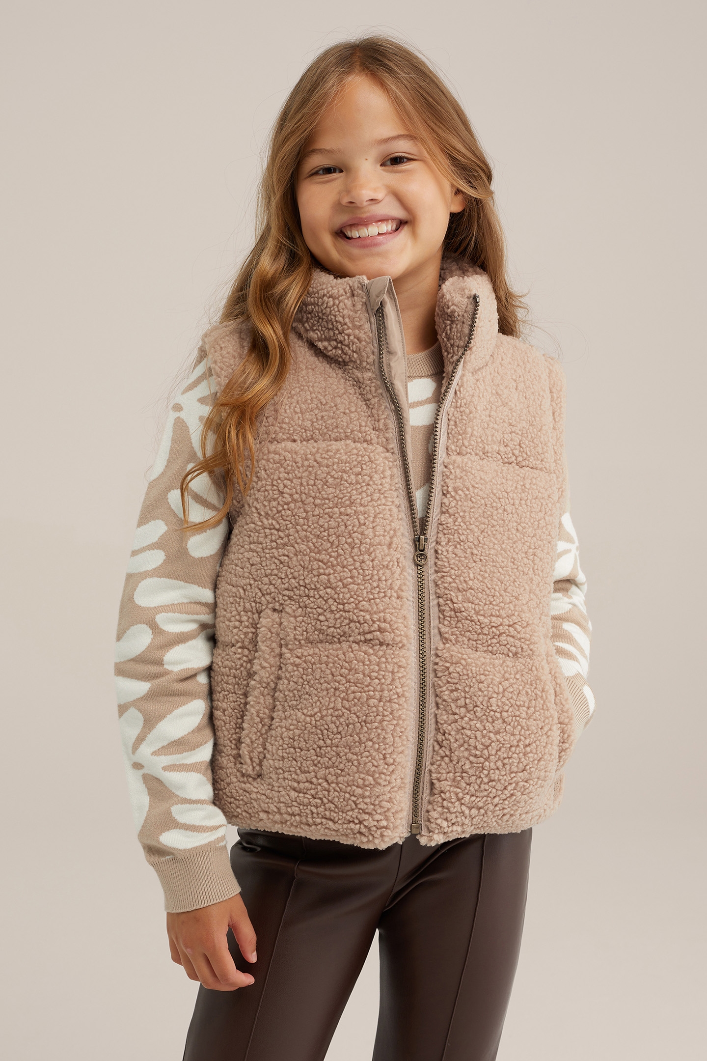 JACKET NORMAL LENGTH LIGHT BROWN 1