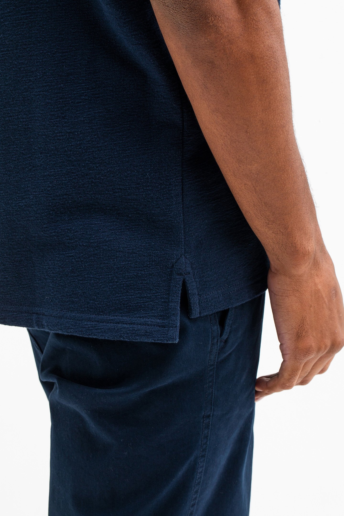 ADRIEN LOOSE ZIP POLO ALASKA BLUE 6