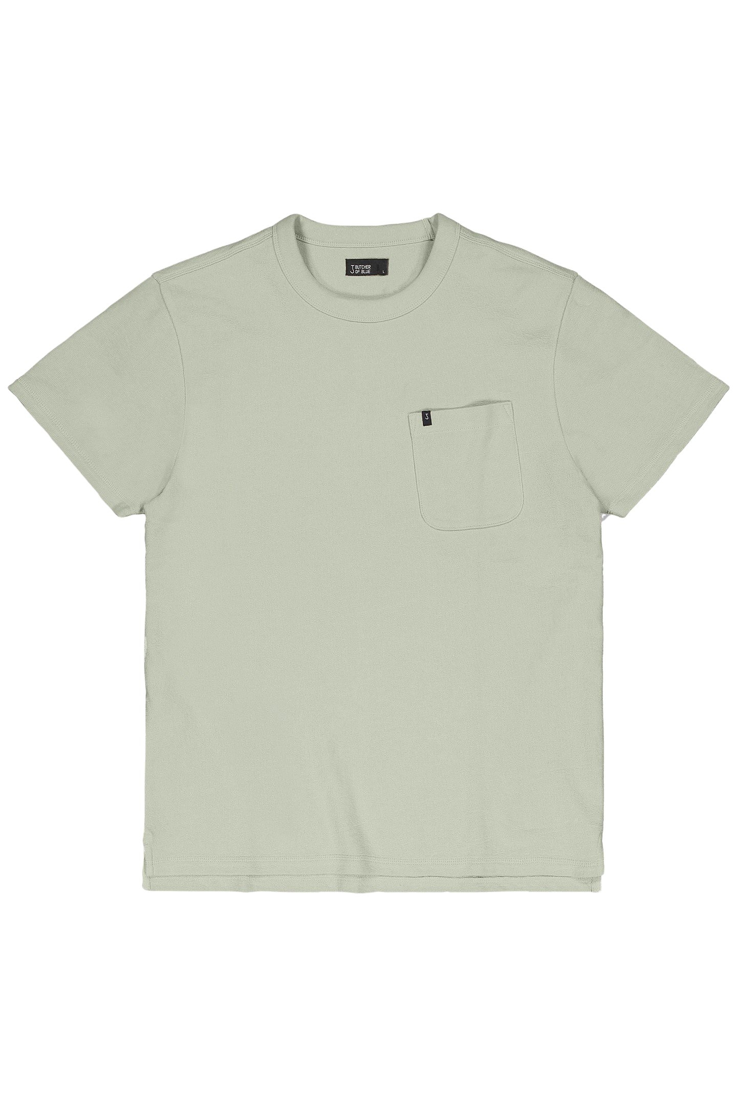 ADRIEN LOOSE PKT TEE DK. DELPHI GREEN 3