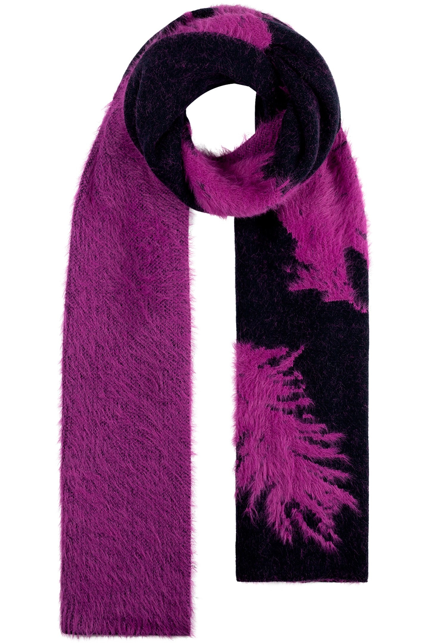 SHAWL - FEATHERS MIDNIGHT BLUE 1