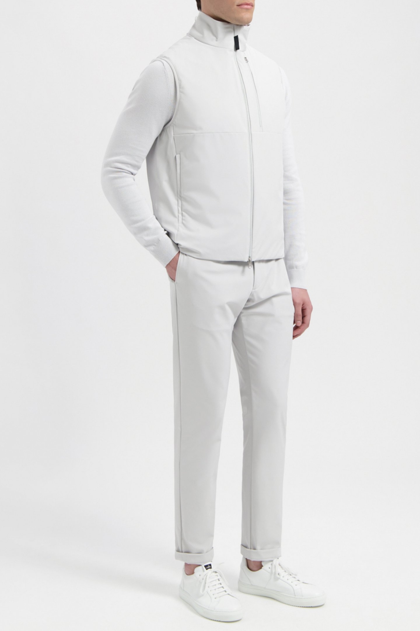 TAYLOR | TECH STRETCH VEST LIGHT GREY 3