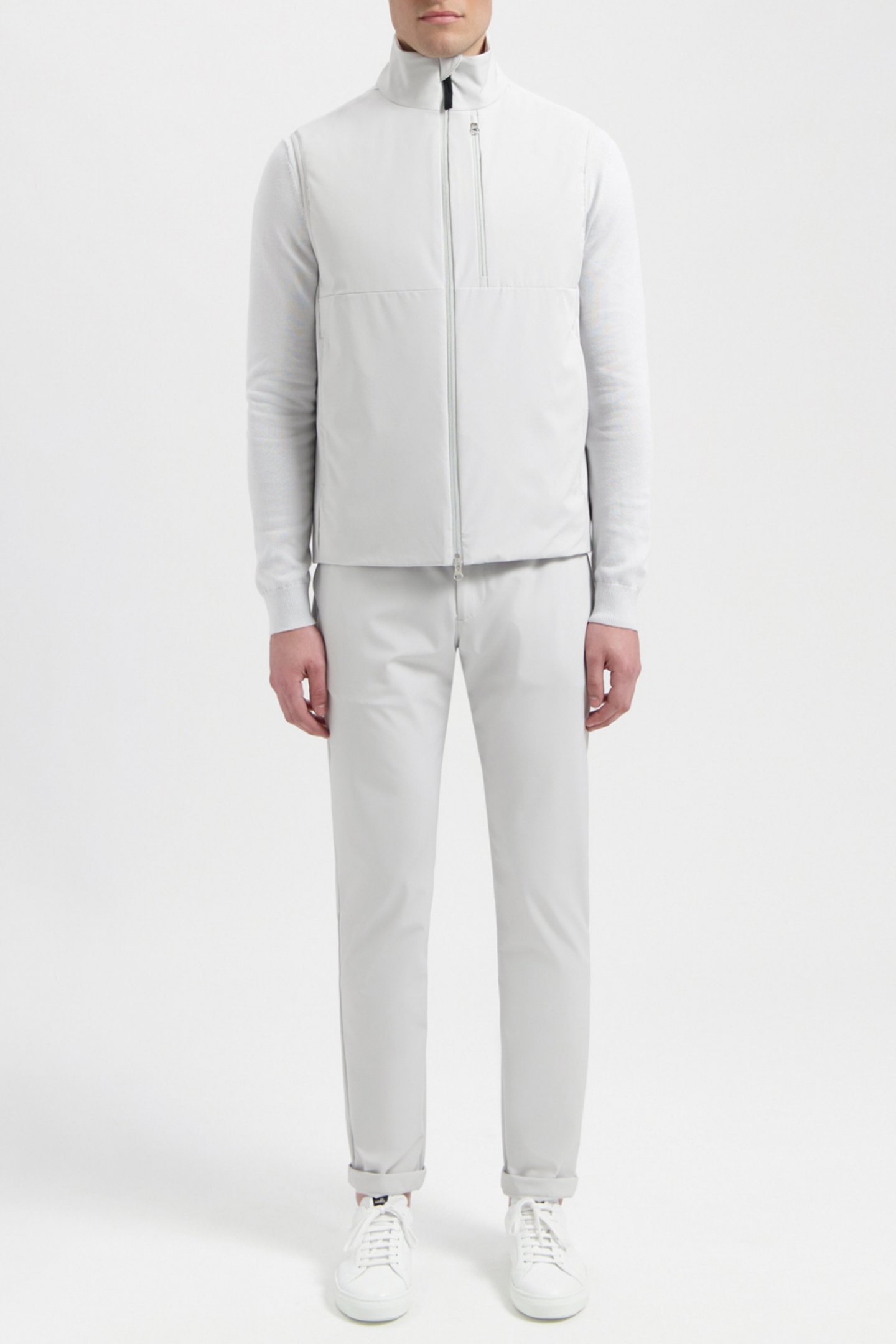 TAYLOR | TECH STRETCH VEST LIGHT GREY 1