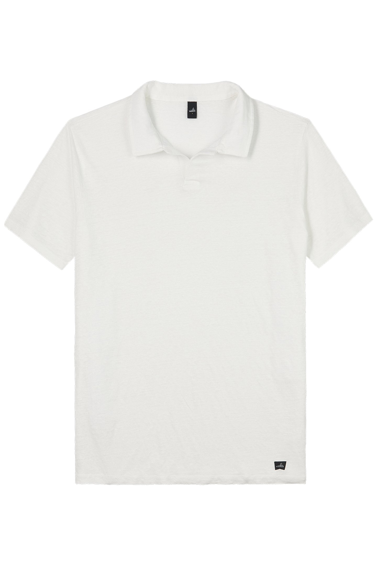 NELSON | LINEN POLO SHIRT PURE WHITE 2
