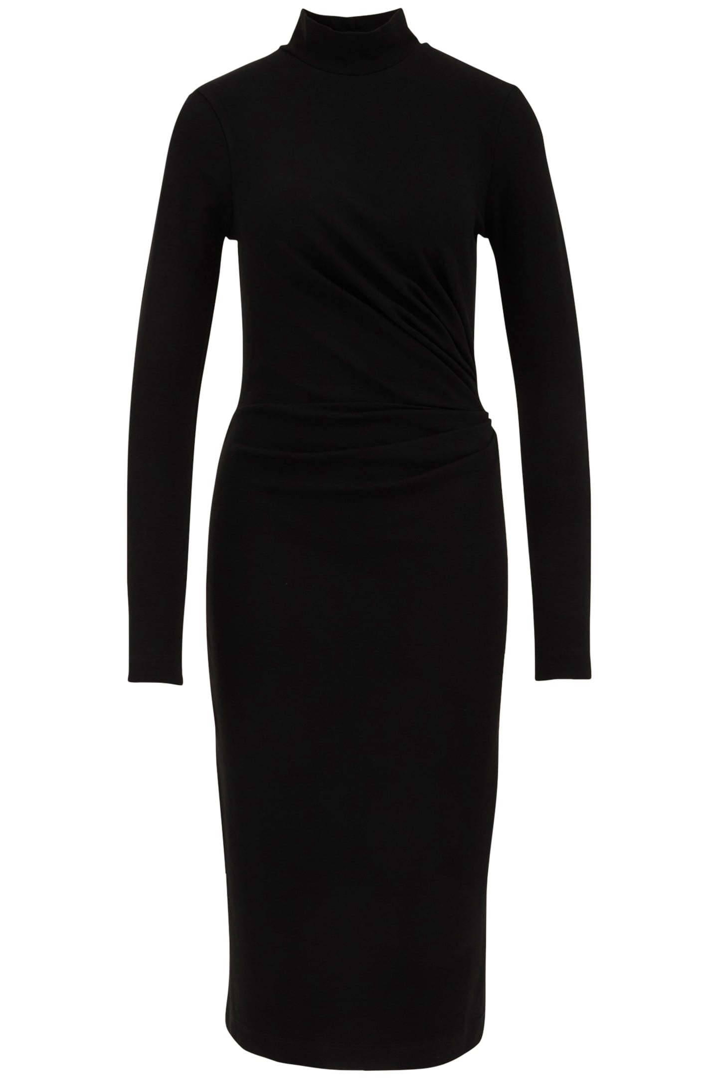 DRESS MID LENGTH BLACK 3