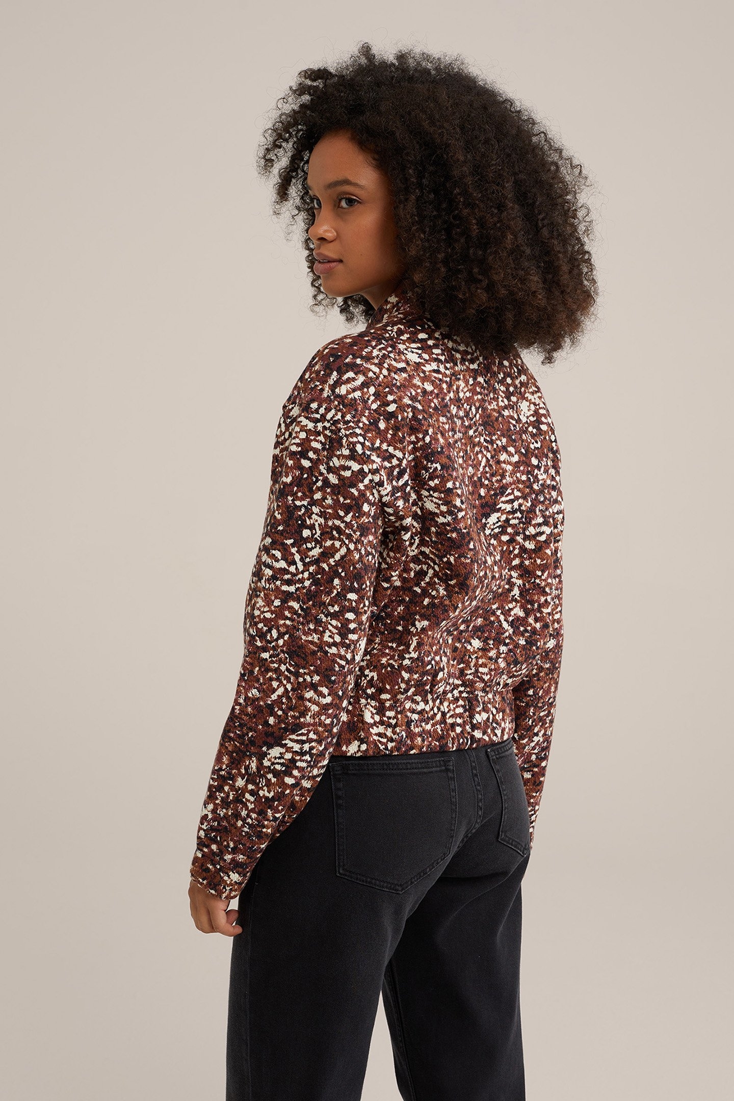 JACKET NORMAL LENGTH BROWN 2