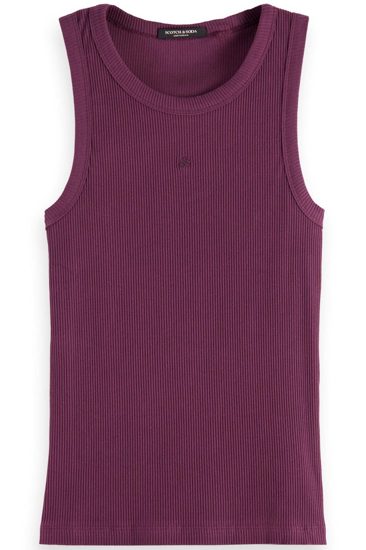 RACER RIB TANK BERRY 4