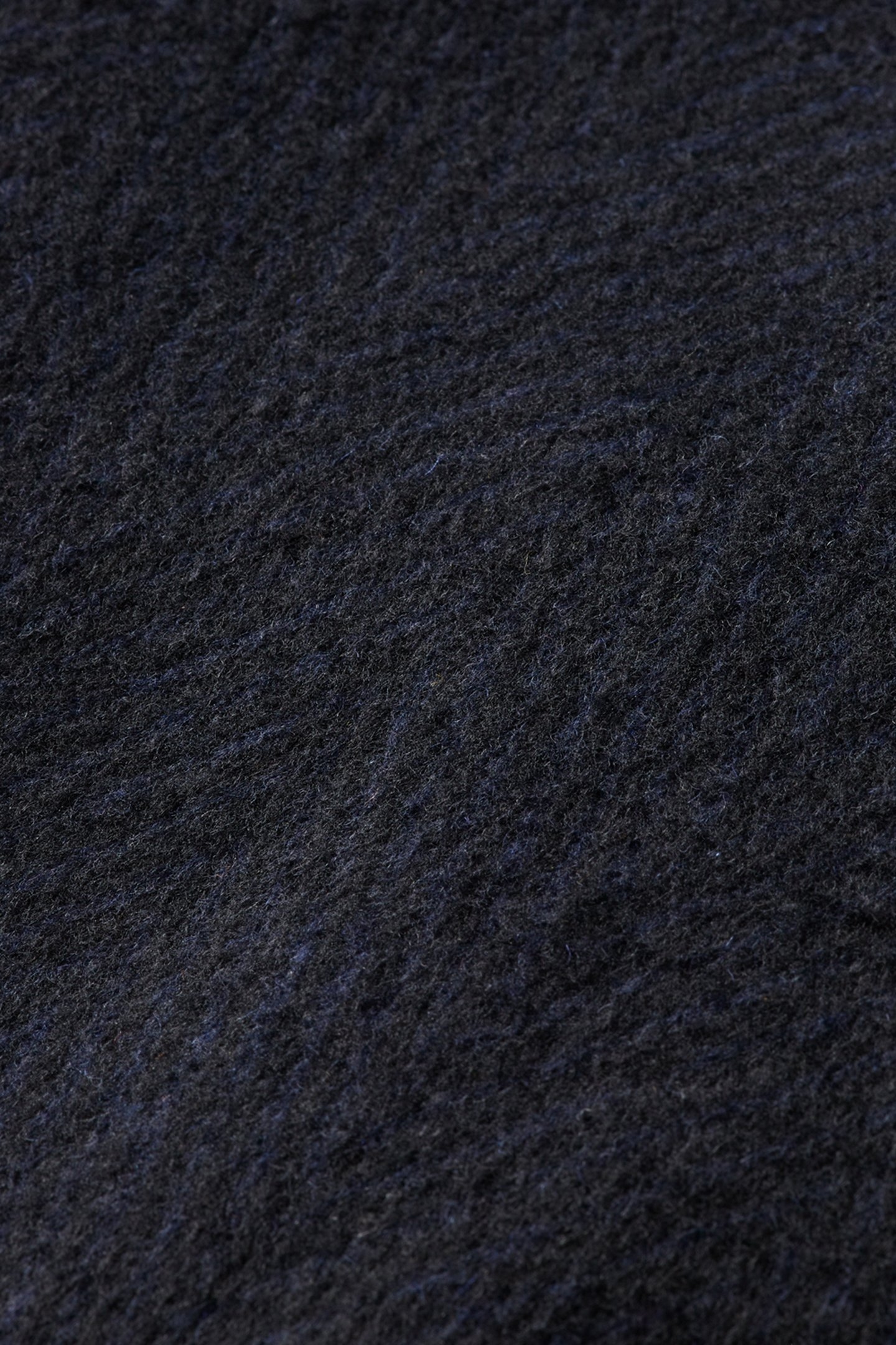 SINGLE BREASTED HERRINGBONE WOOL BLEND TAILORED COAT BLACK A 3