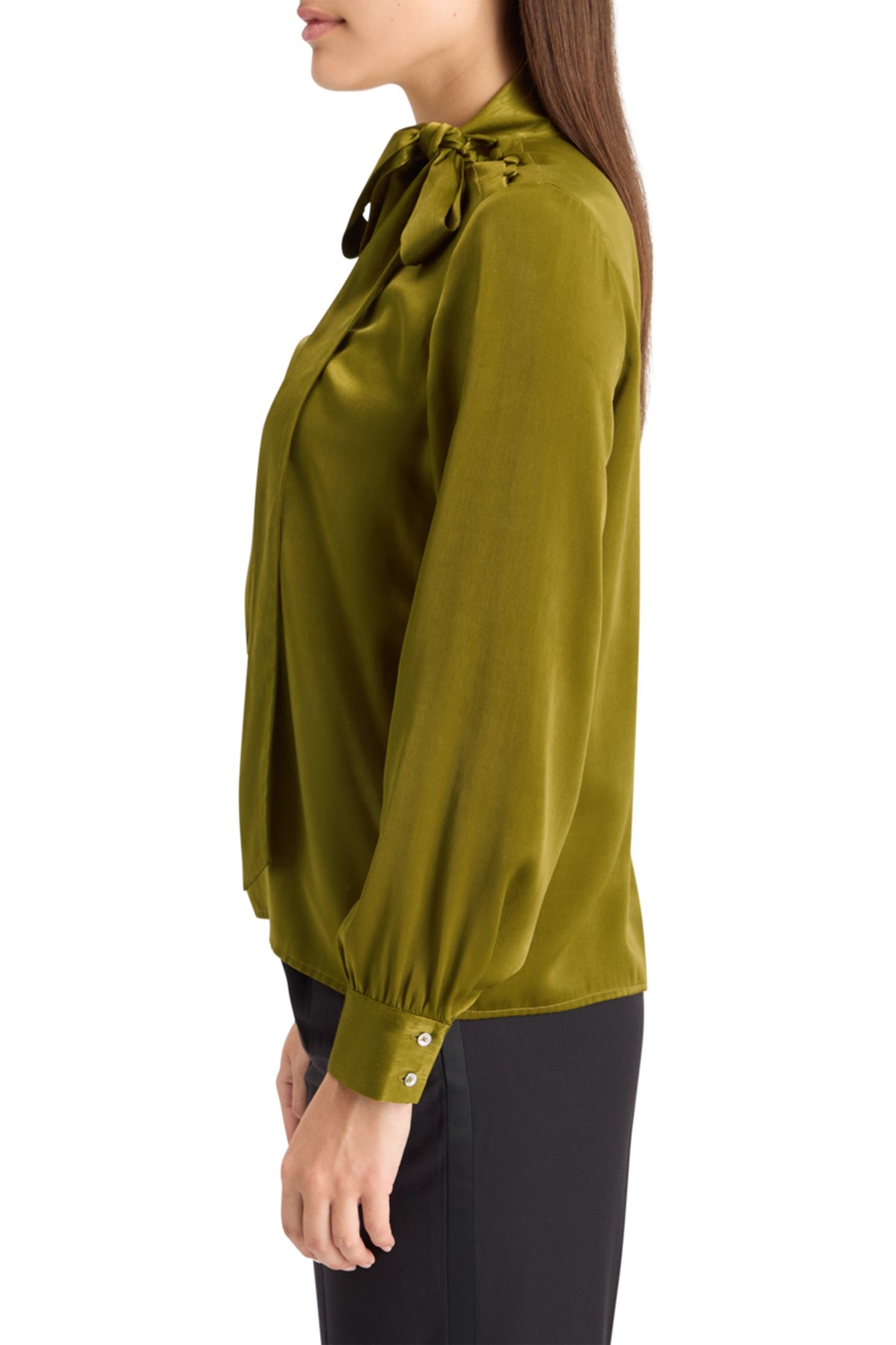 BOW NECK TOP OLIVE 6