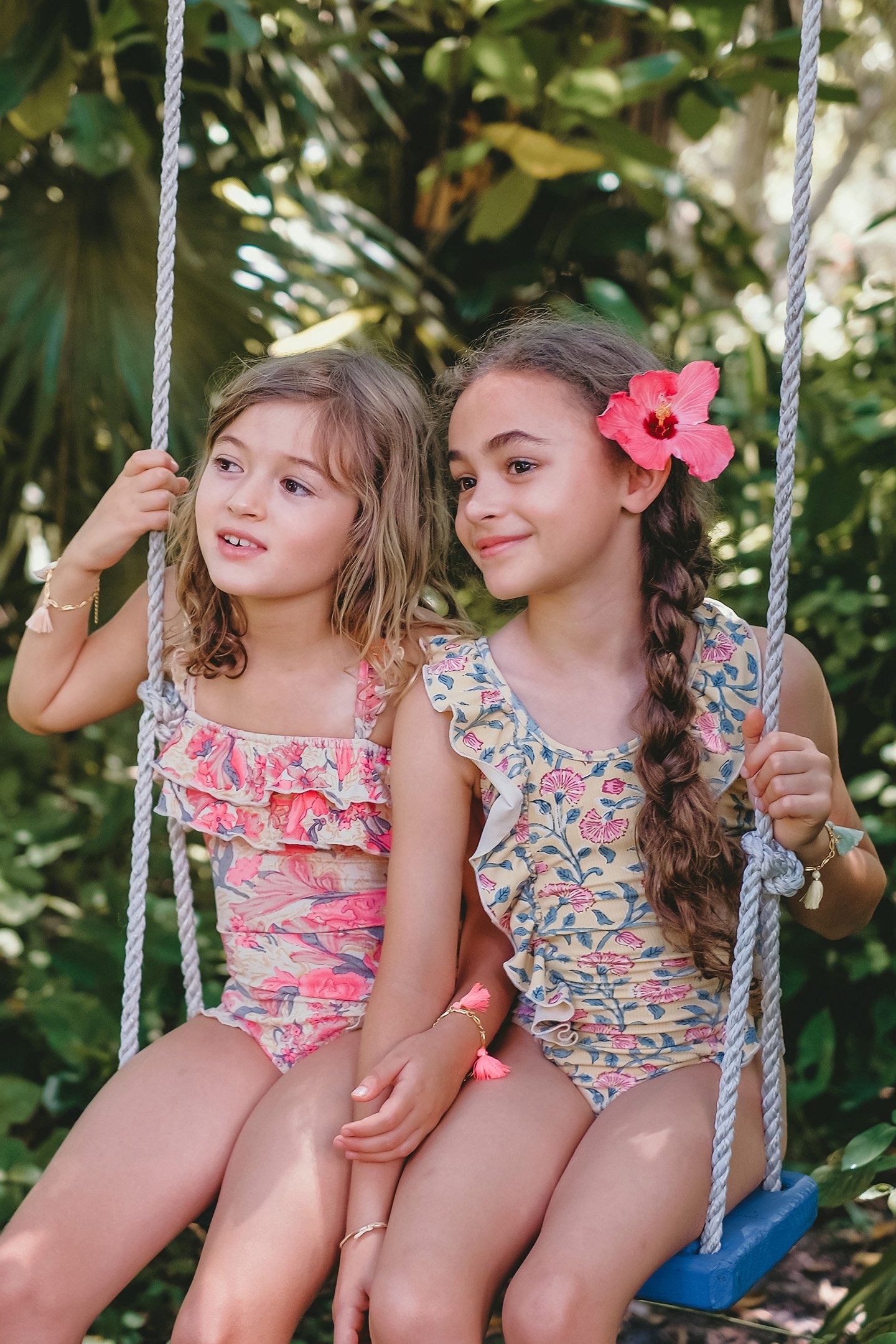BATHING SUIT ZACATECAS PINK FLOWERS 4