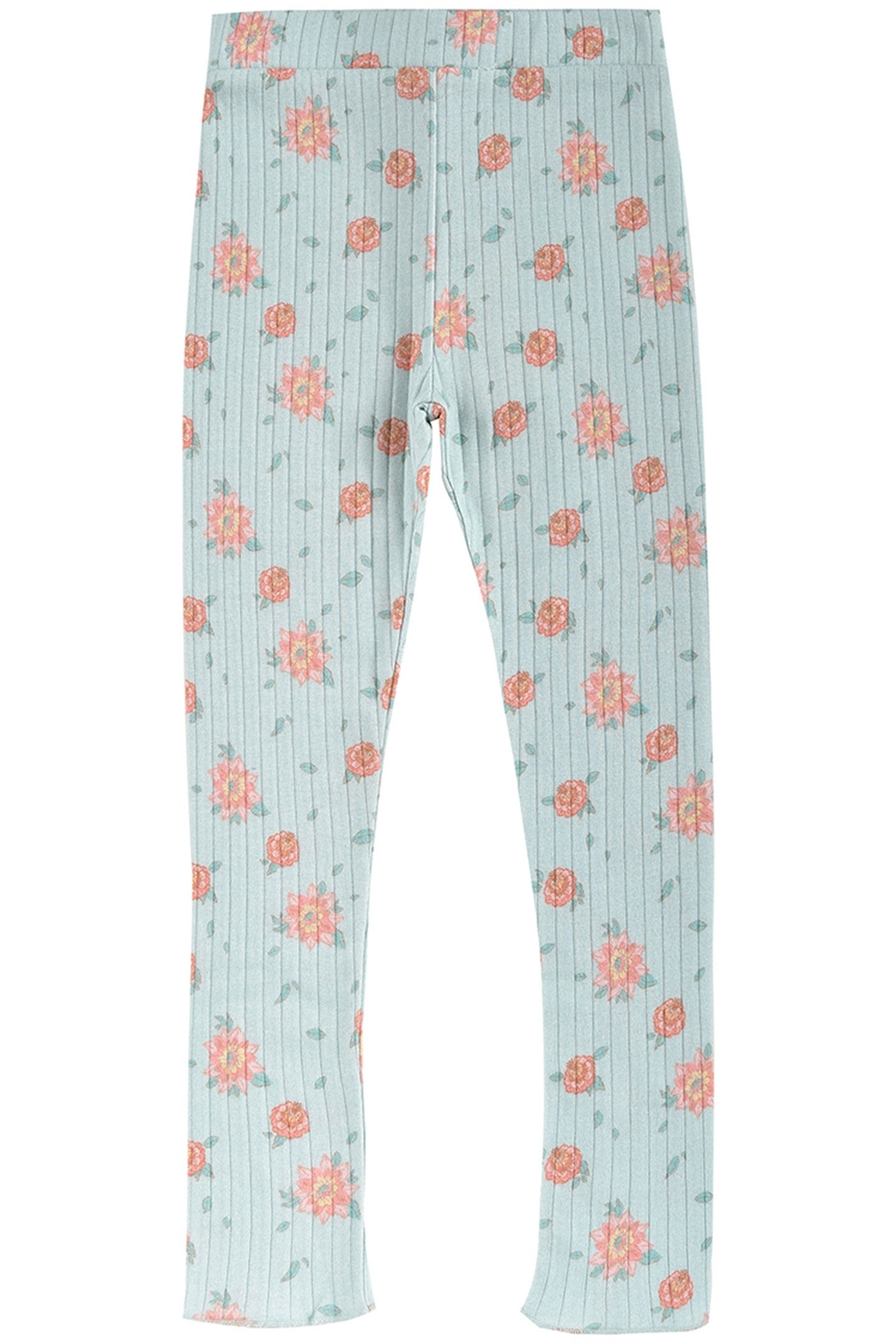 LEGGINGS ANANDOU VINTAGE BLUE FLOWERS 2
