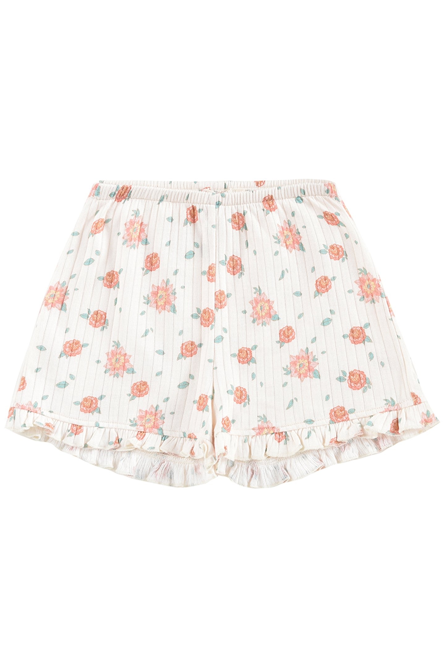 SHORTS ANCHI OFF-WHITE FLOWERS 1