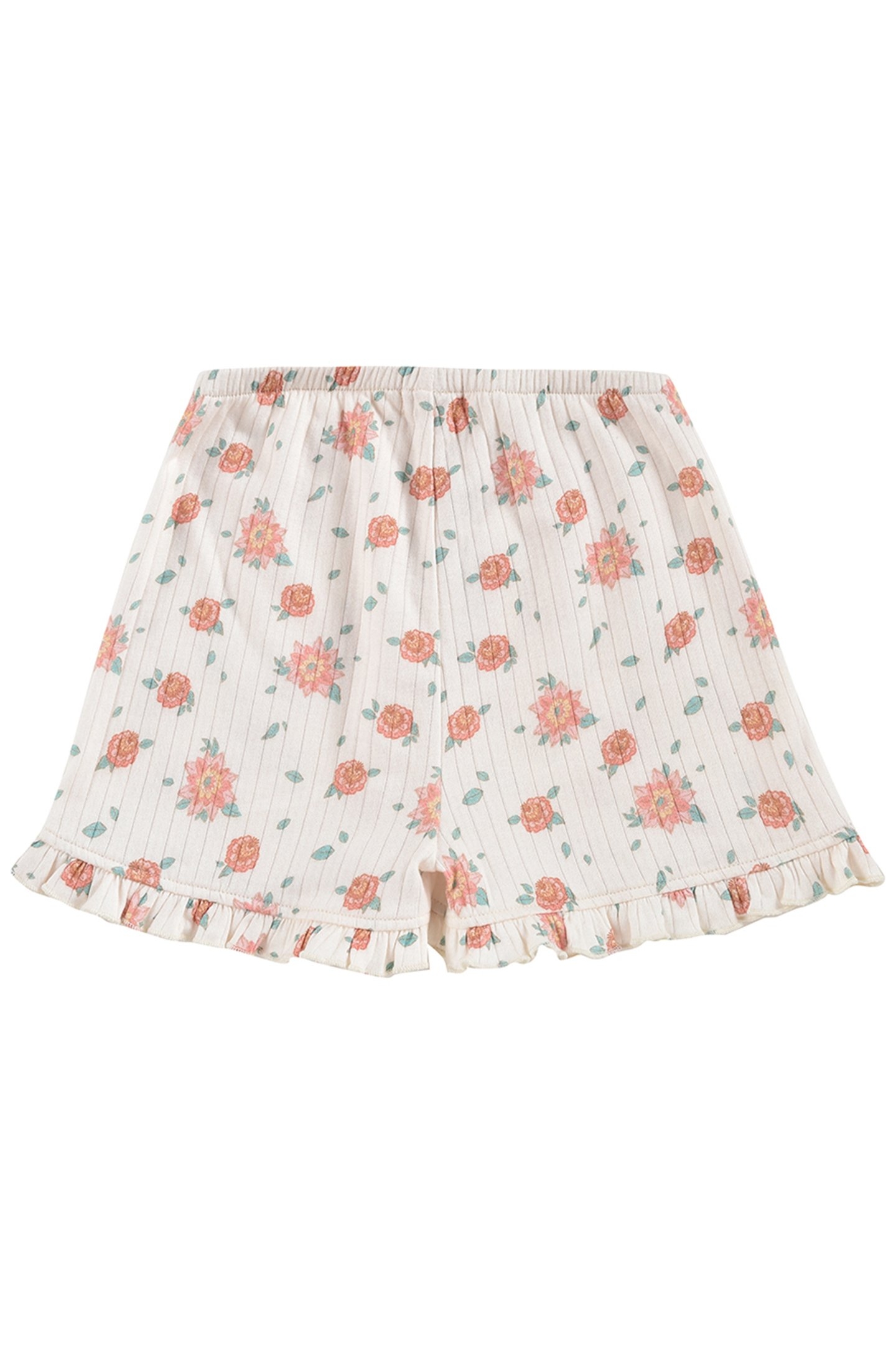 SHORTS ANCHI OFF-WHITE FLOWERS 2