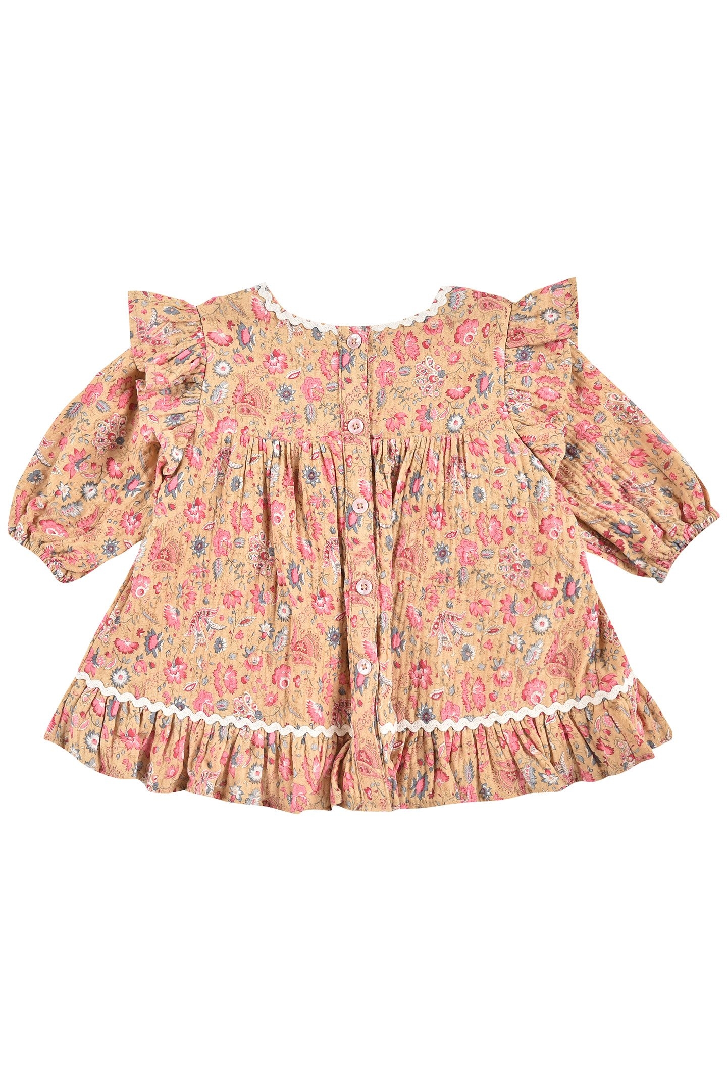 DRESS JILANA SAFFRON FLOWER FIELD 2