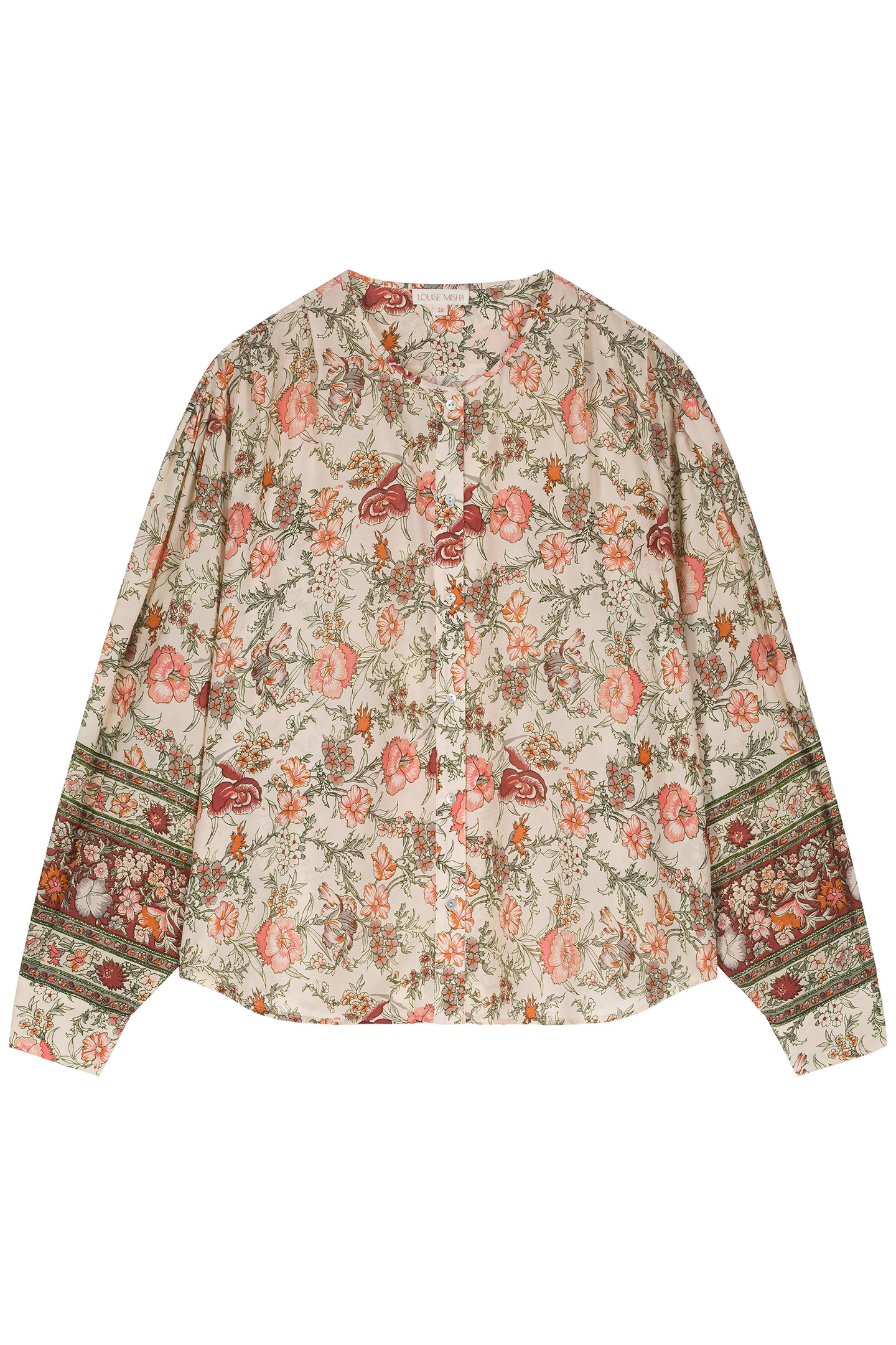 BLOUSE BERNA CREAM POPPY MEMORIES 2