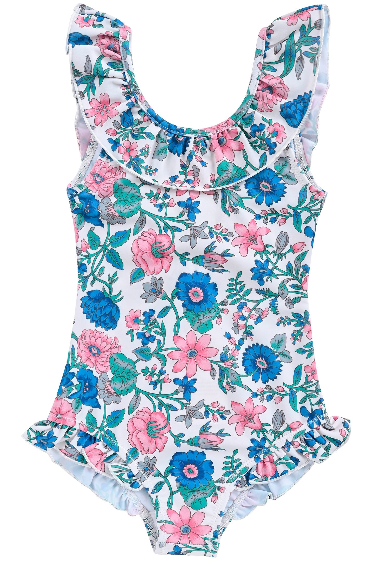 BATHING SUIT ANDREA BLUE SUMMER MEADOW 6