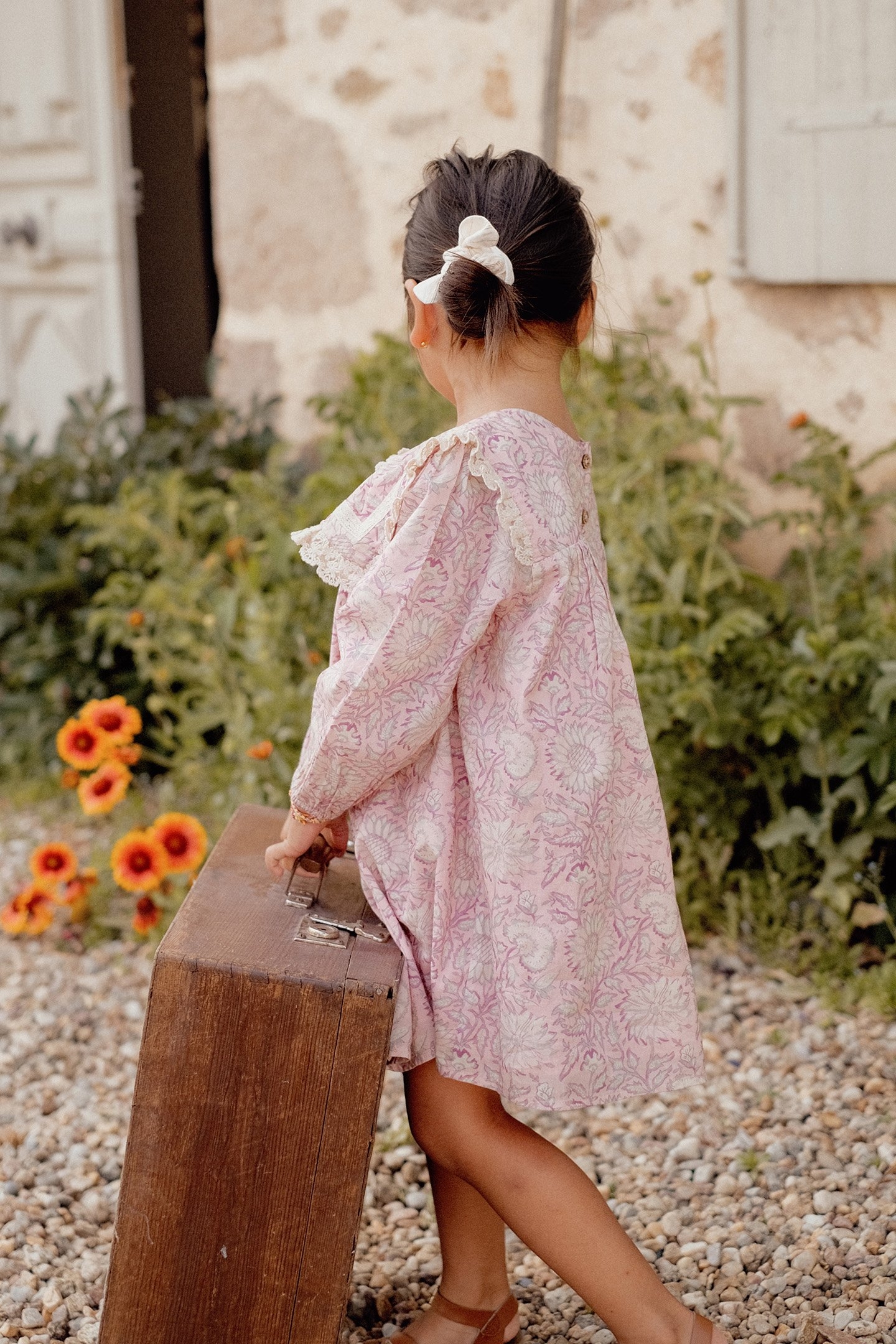 DRESS ARINOLA PINK DAISY GARDEN 6