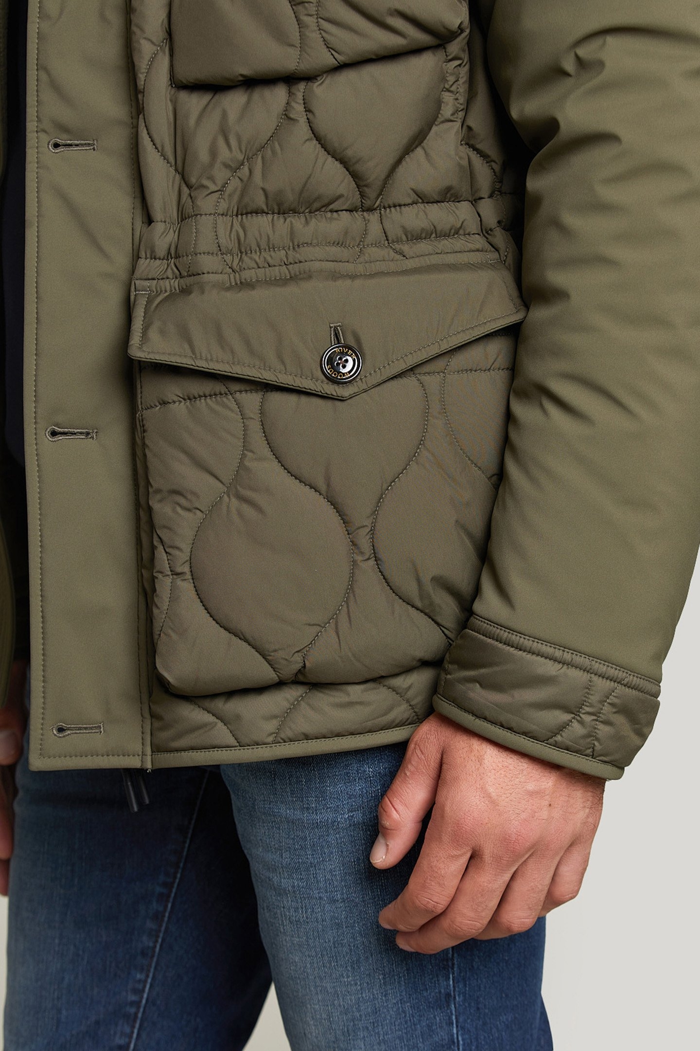 QUILTED JACKET APPLIED POCKETS OLIVERO 6