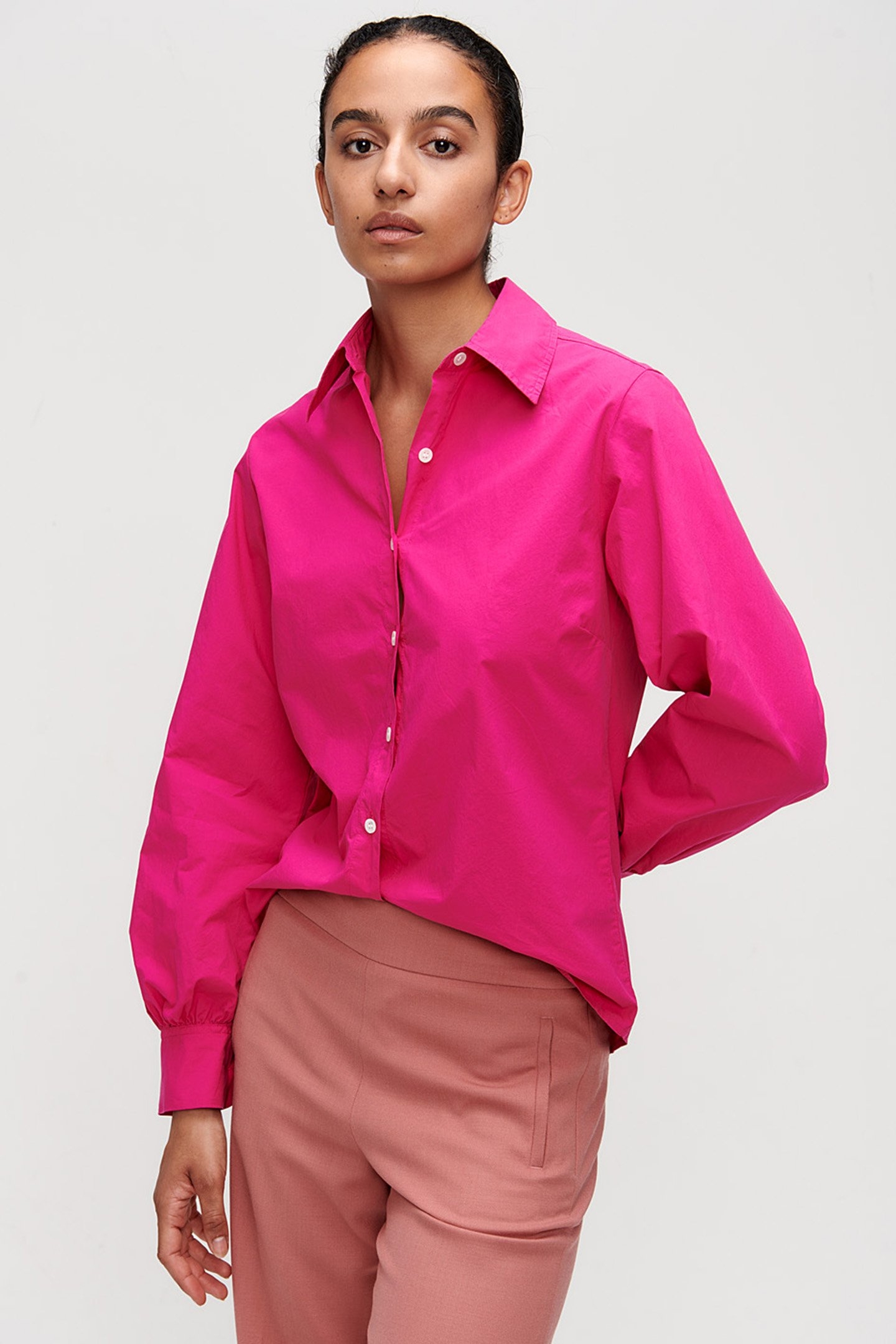 MARGE POPLIN BLOUSE ANEMONE 1